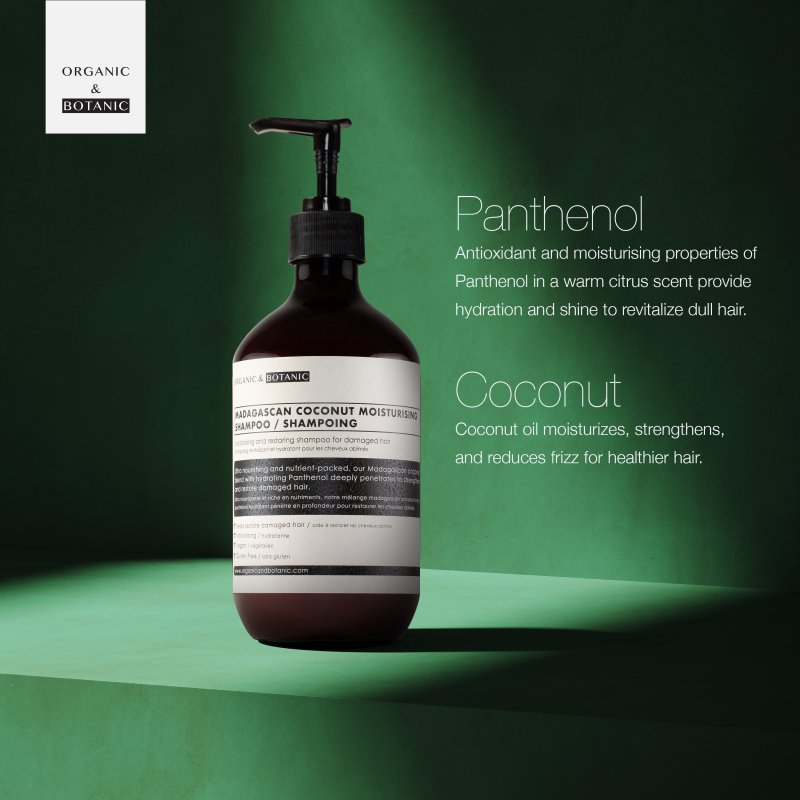 Madagascan Coconut Moisturising Shampoo 500ml - skinChemists