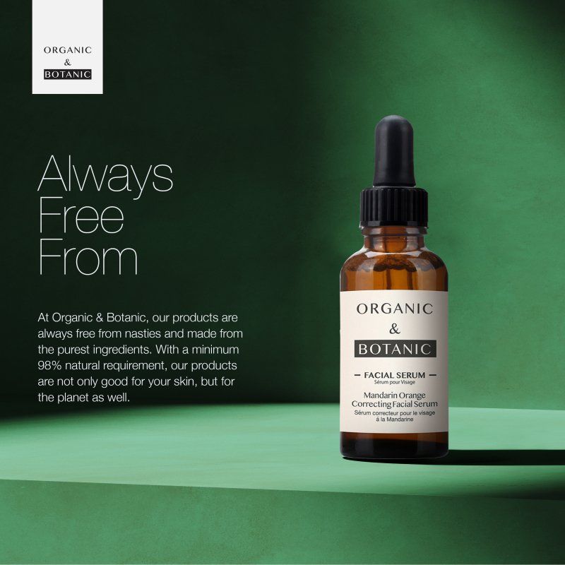 Mandarin Orange Correcting Facial Serum - 30ml - Brightening & Hydrating with Vitamin C, Aloe Vera, & Sea Buckthorn for Radiant, Even-Toned Skin - skinChemists