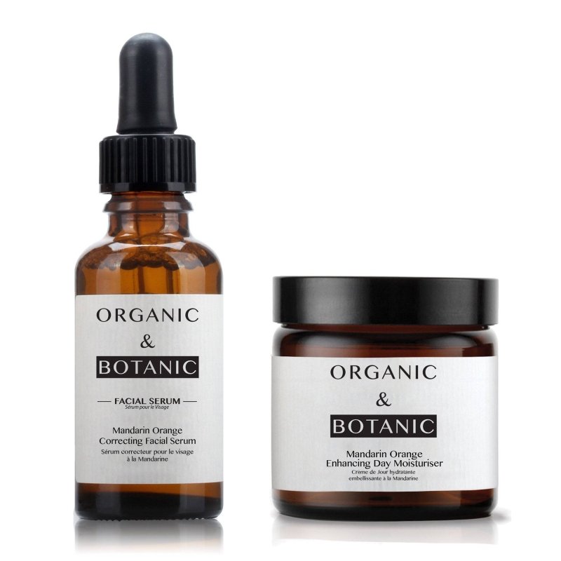 Mandarin Orange Facial Serum + Day Moisturiser Kit - skinChemists