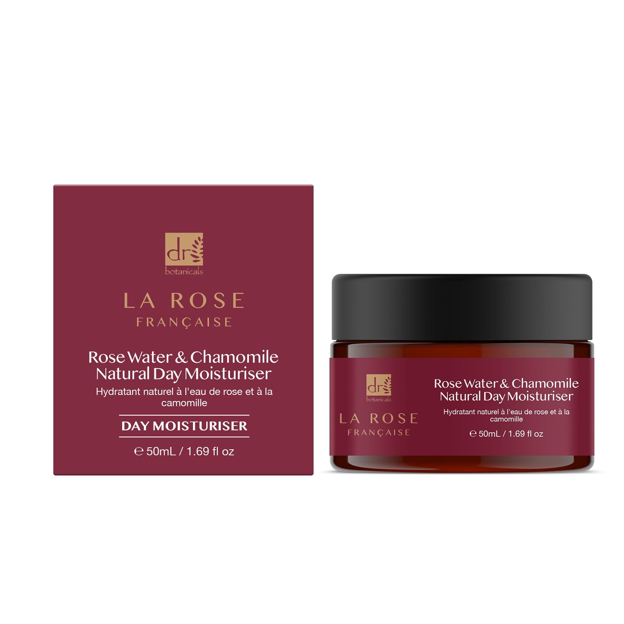Dr Botanicals La Rose Francaise Day Moisturiser 50ml Twin Value Savings Pack - skinChemists