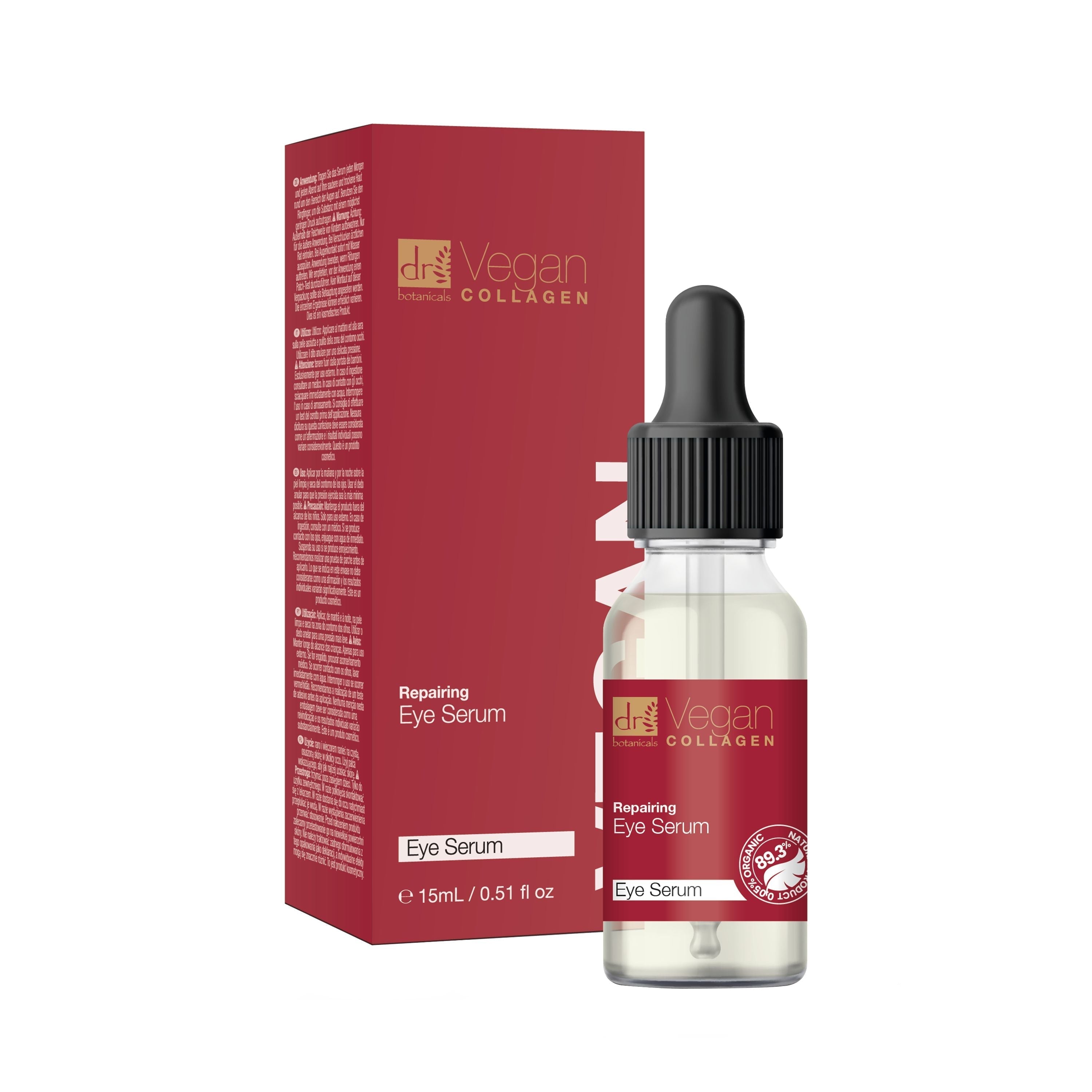 Dr Botanicals Vegan Collagen Repairing Eye Serum 15ml Twin Value Savings Pack - skinChemists