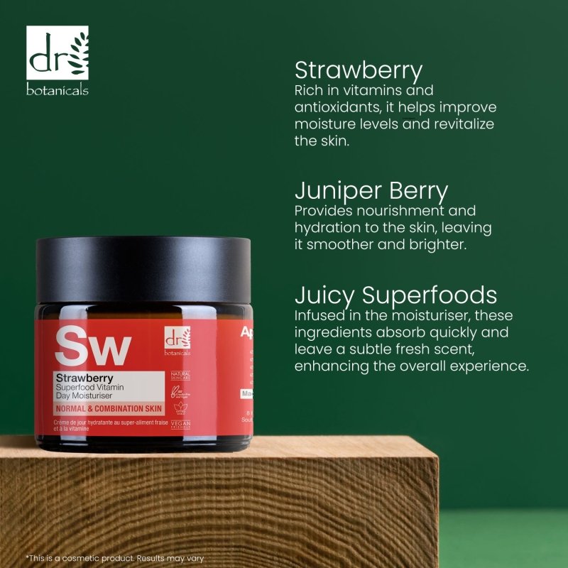 Strawberry Superfood Vitamin C Day Moisturiser 60ml - skinChemists