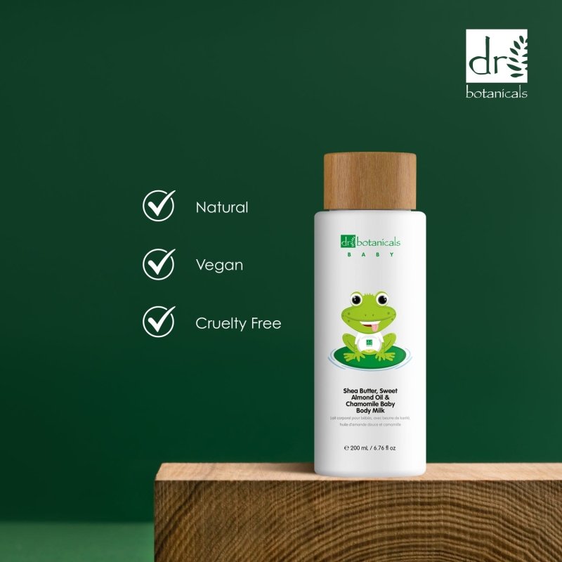 Sweet Almond Oil & Chamomile Baby Body Milk 200ml - skinChemists