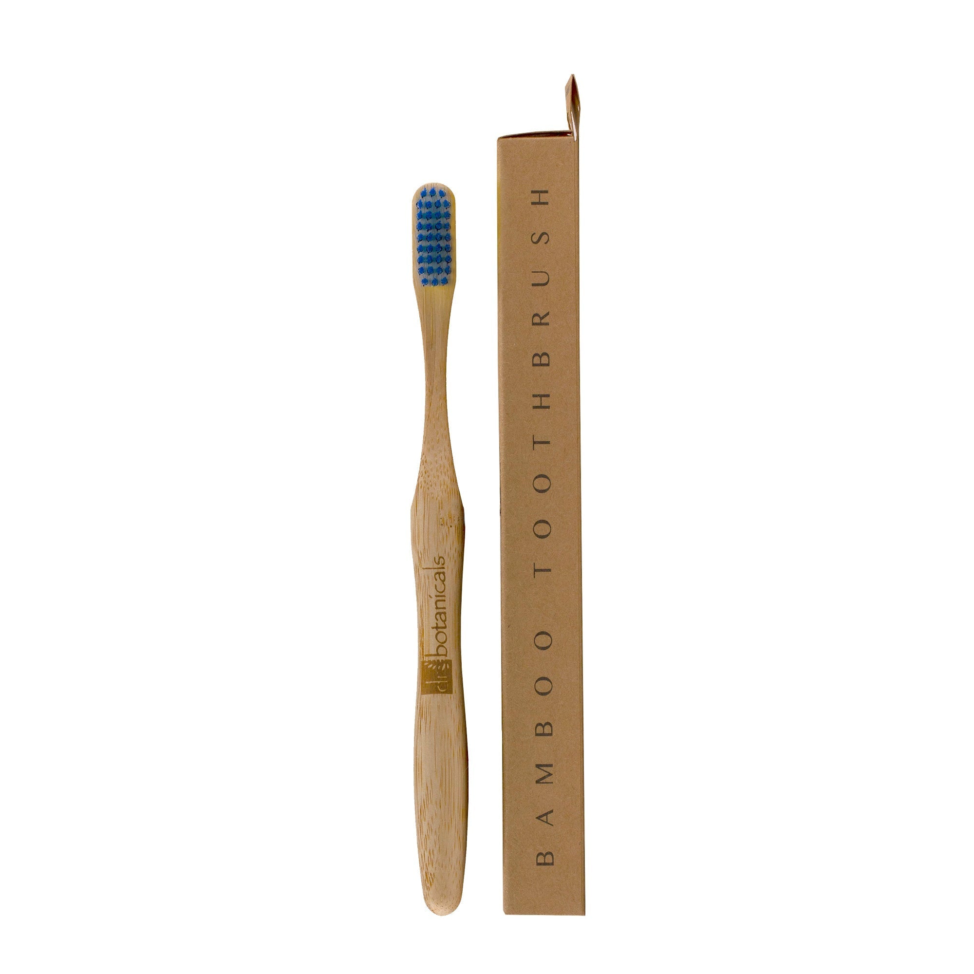 Dr Botanicals Bamboo Toothbrush Blue Twin Value Savings Pack - skinChemists