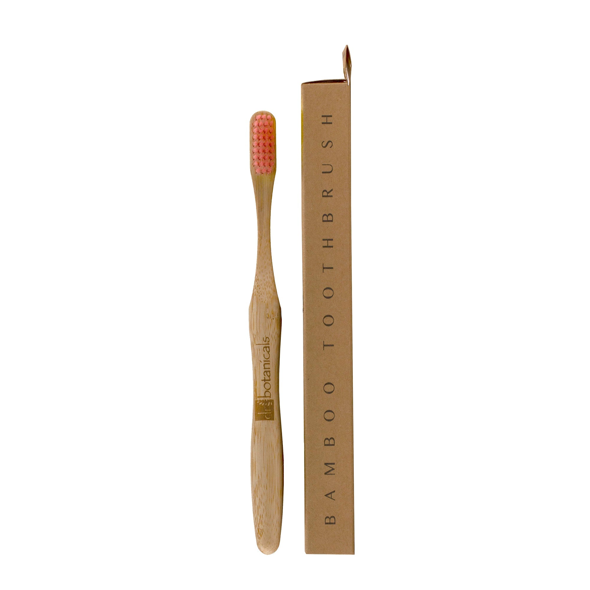 Dr Botanicals Bamboo Toothbrush Pink Twin Value Savings Pack - skinChemists