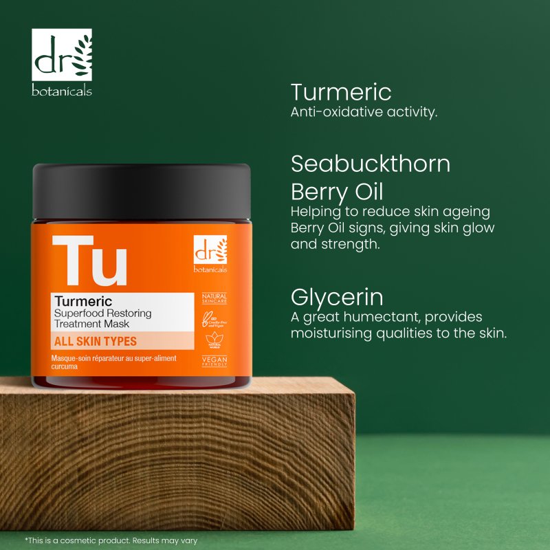 Turmeric Superfood Restoring Treatment Mask 60ml - skinChemists