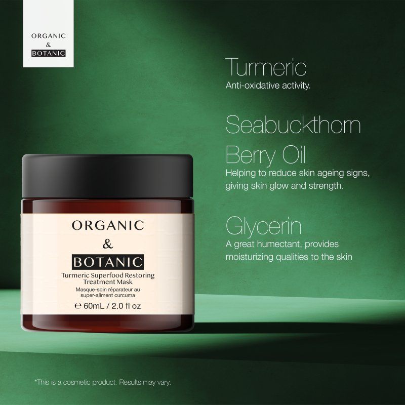 Turmeric Superfood Restoring Treatment Mask 60ml - skinChemists