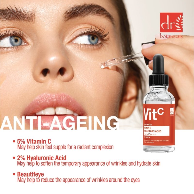 Vitamin C 5% & Hyaluronic Acid 2% Hydrating Facial Serum 30ml - skinChemists
