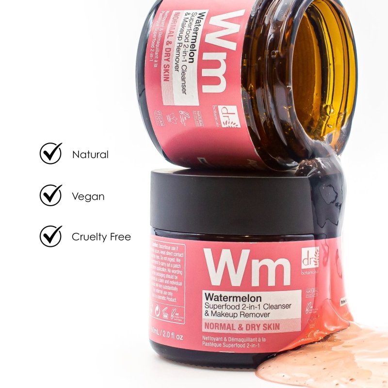 Watermelon Superfood 2-In-1 Cleanser & Makeup Remover 60ml - skinChemists