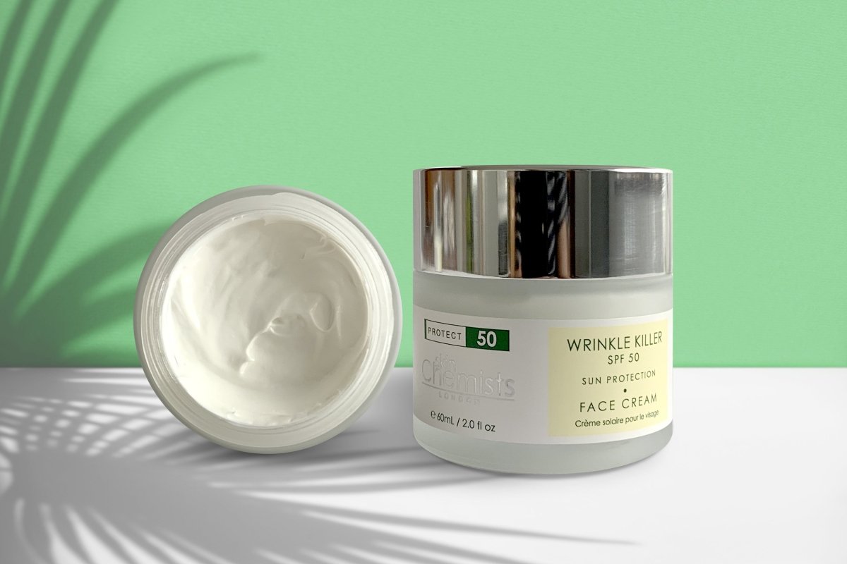 New! Wrinkle Killer Sun Protection SPF 50 - skinChemists