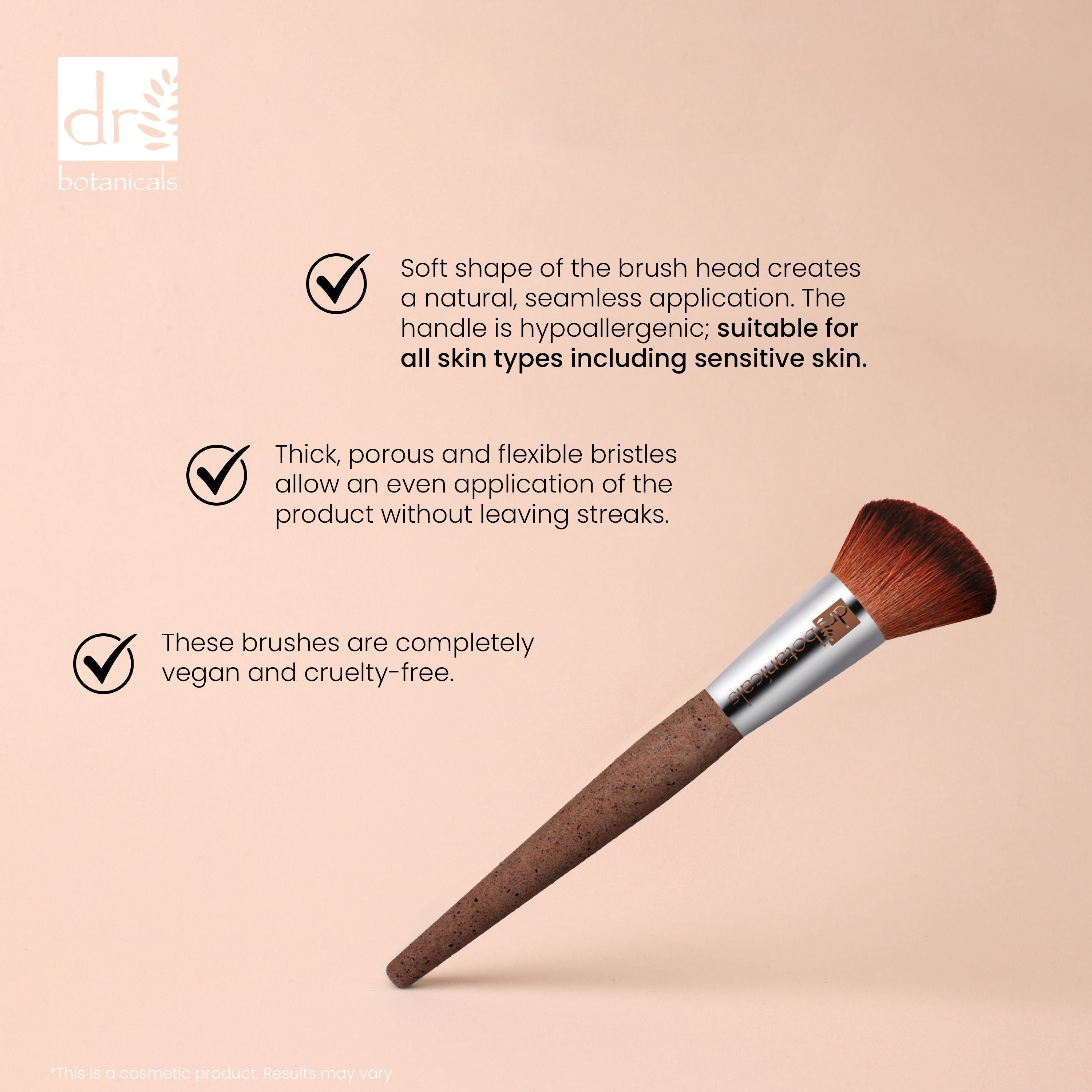 Dr Botanicals Coffee Ground Blush Brush Twin Value Savings Pack - skinChemists