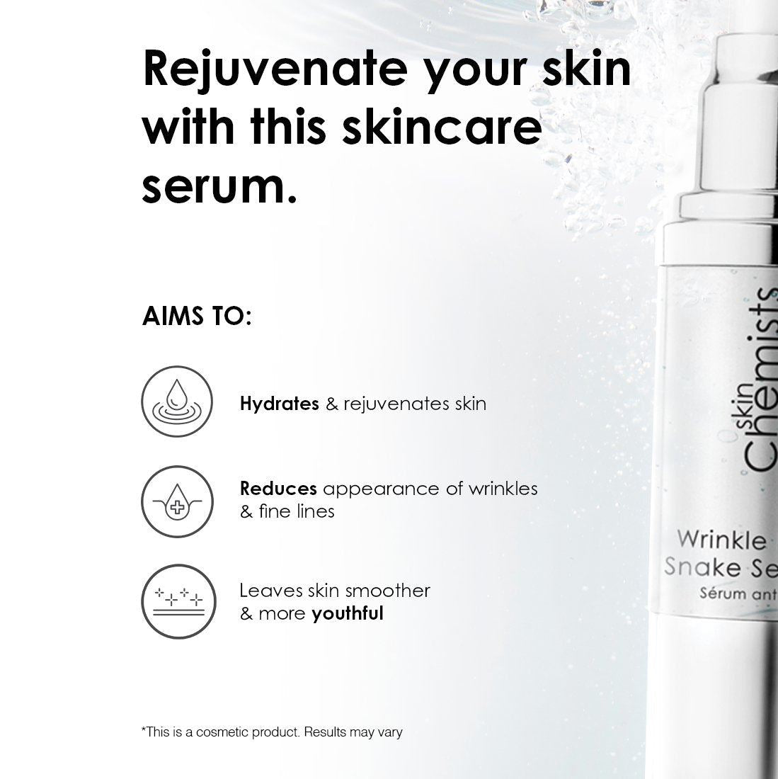 Wrinkle Killer Snake Serum 30ml - skinChemists