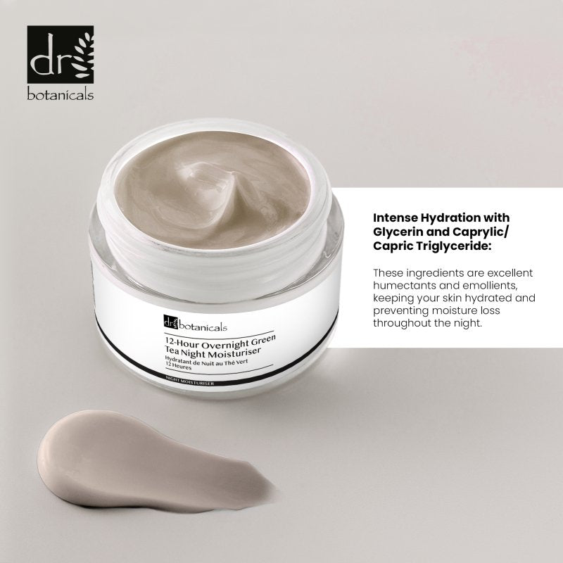 12-Hour Overnight Green Tea Night Moisturiser - skinChemists
