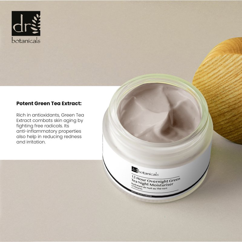 12-Hour Overnight Green Tea Night Moisturiser - skinChemists