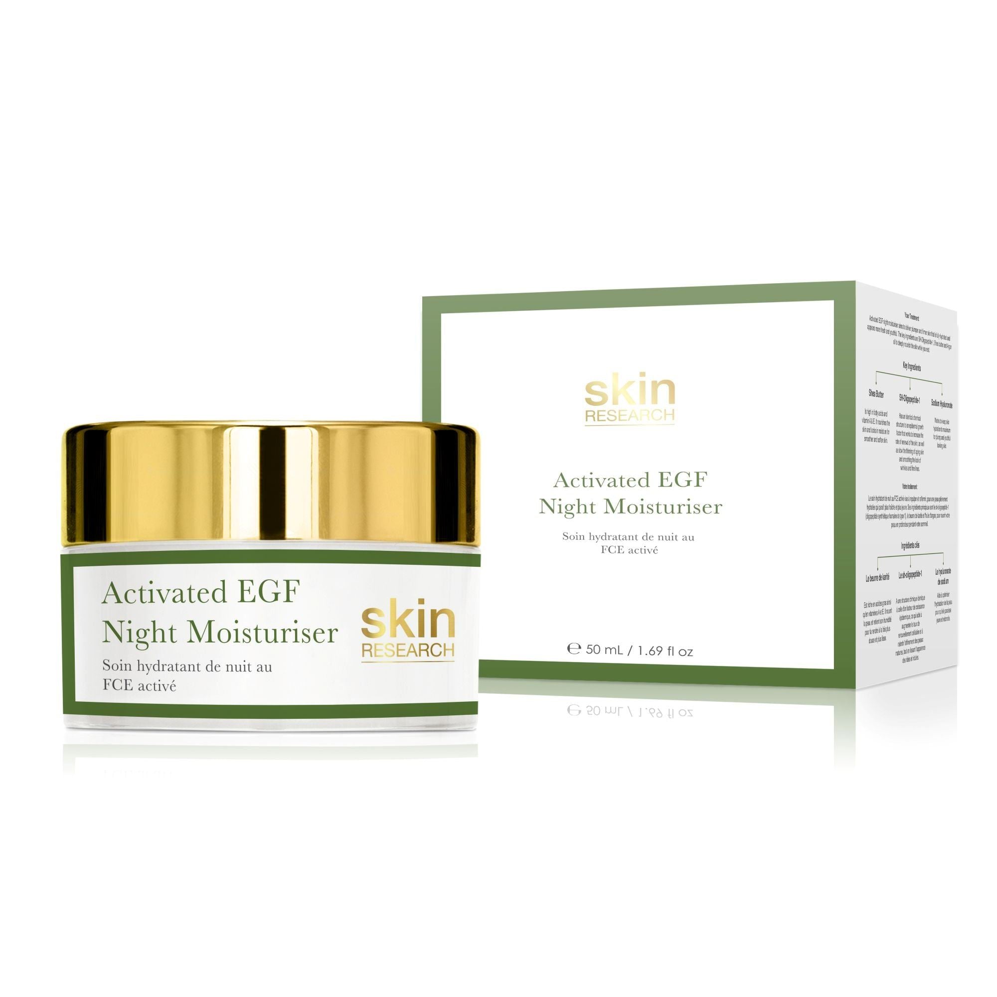 K3 Skin Research EGF Day & Night Moisturiser, Mask - skinChemists