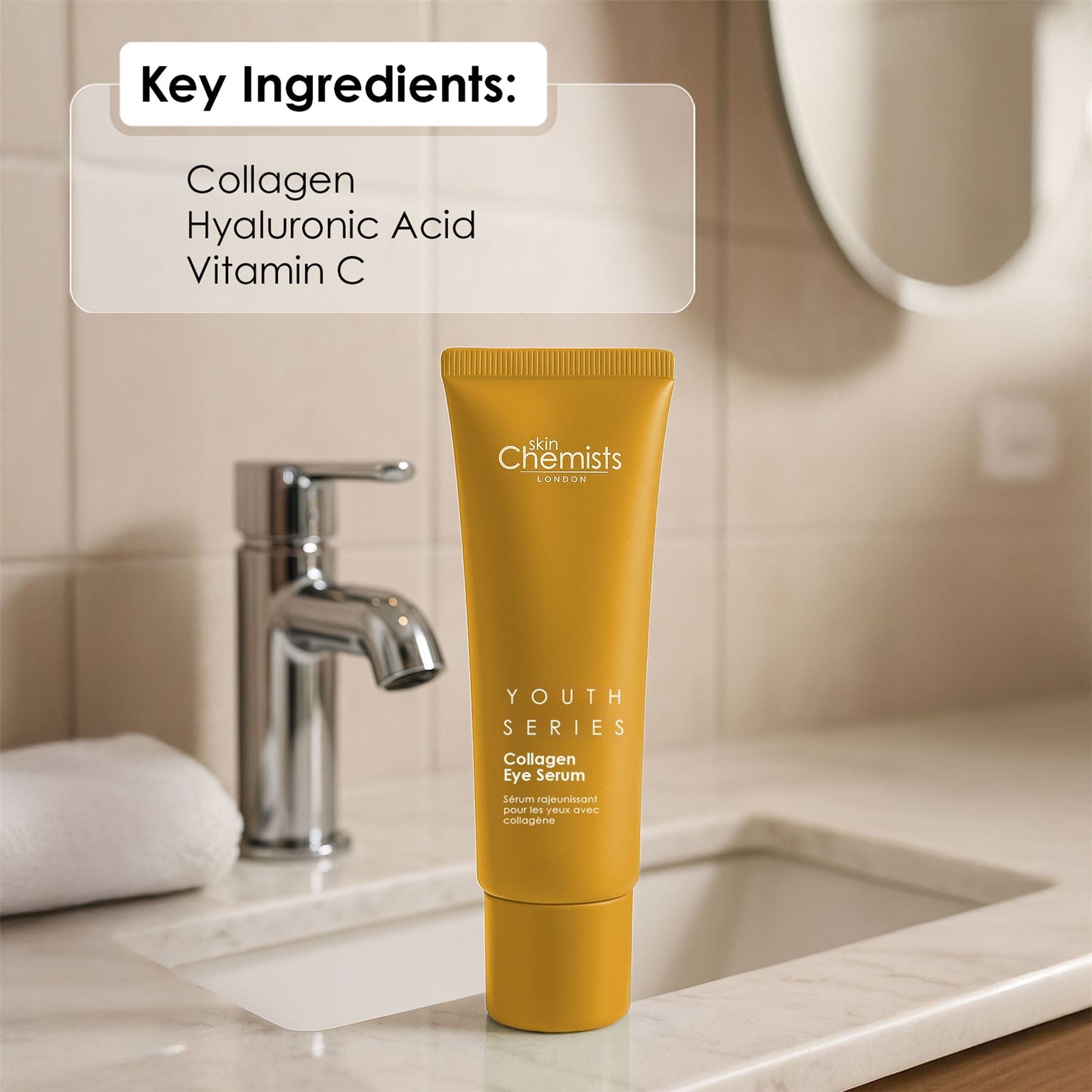 2% Collagen Eye Serum 15ml (Vegan) - skinChemists