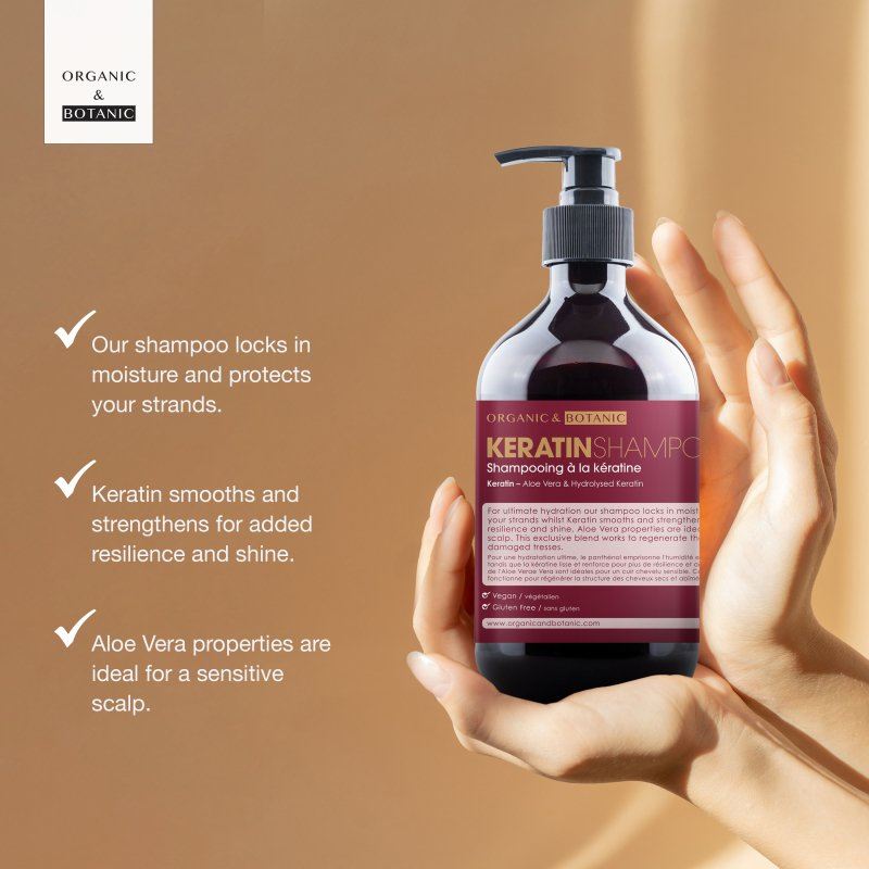 Keratin Shampoo 500ml - skinChemists
