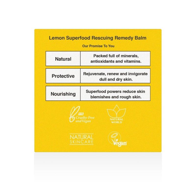 Lemon Superfood Rescuing Remedy Balm 60ml - skinChemists