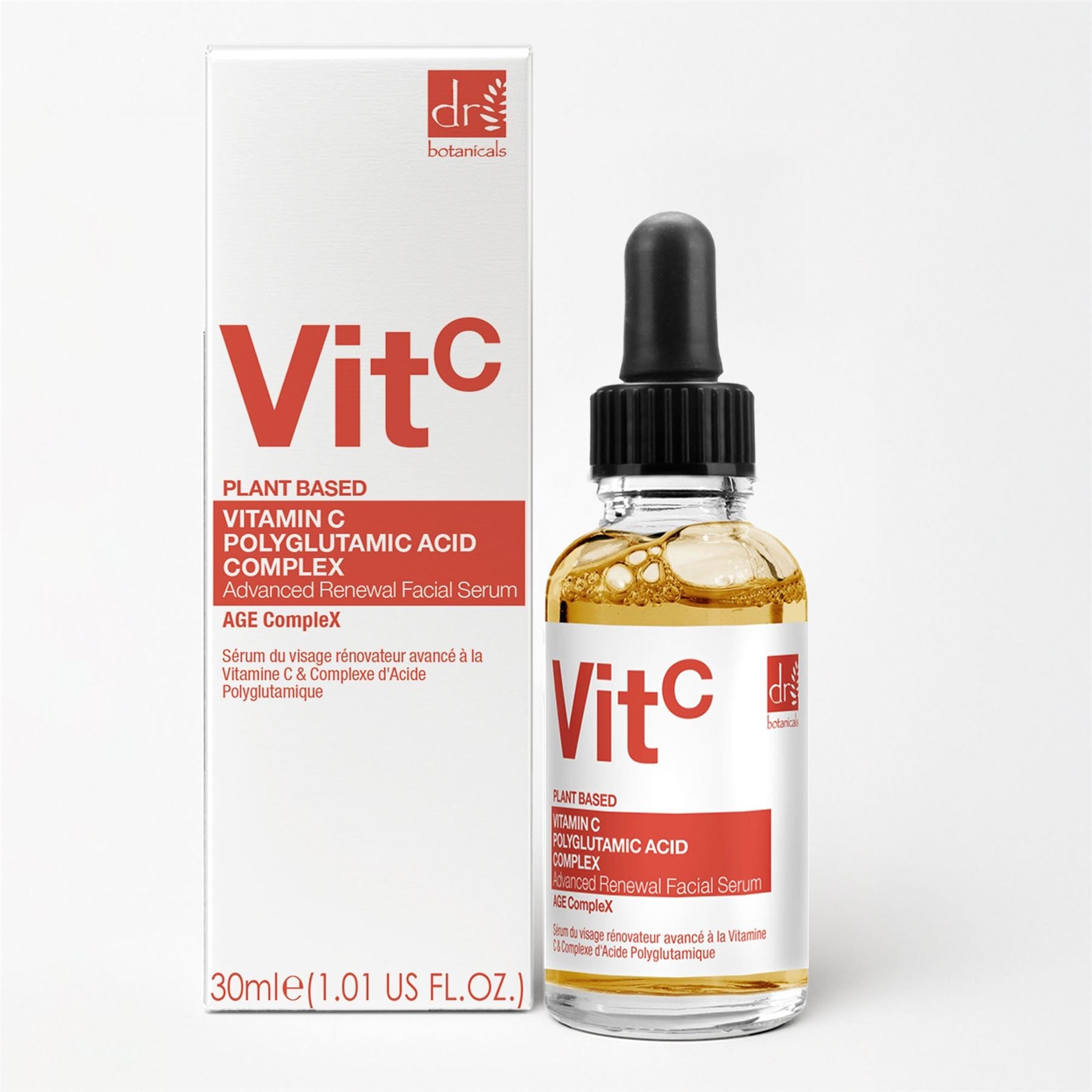Vitamin C 3% & Polyglutamic Acid Complex 1% & Brightening Facial Serum 30ml - skinChemists