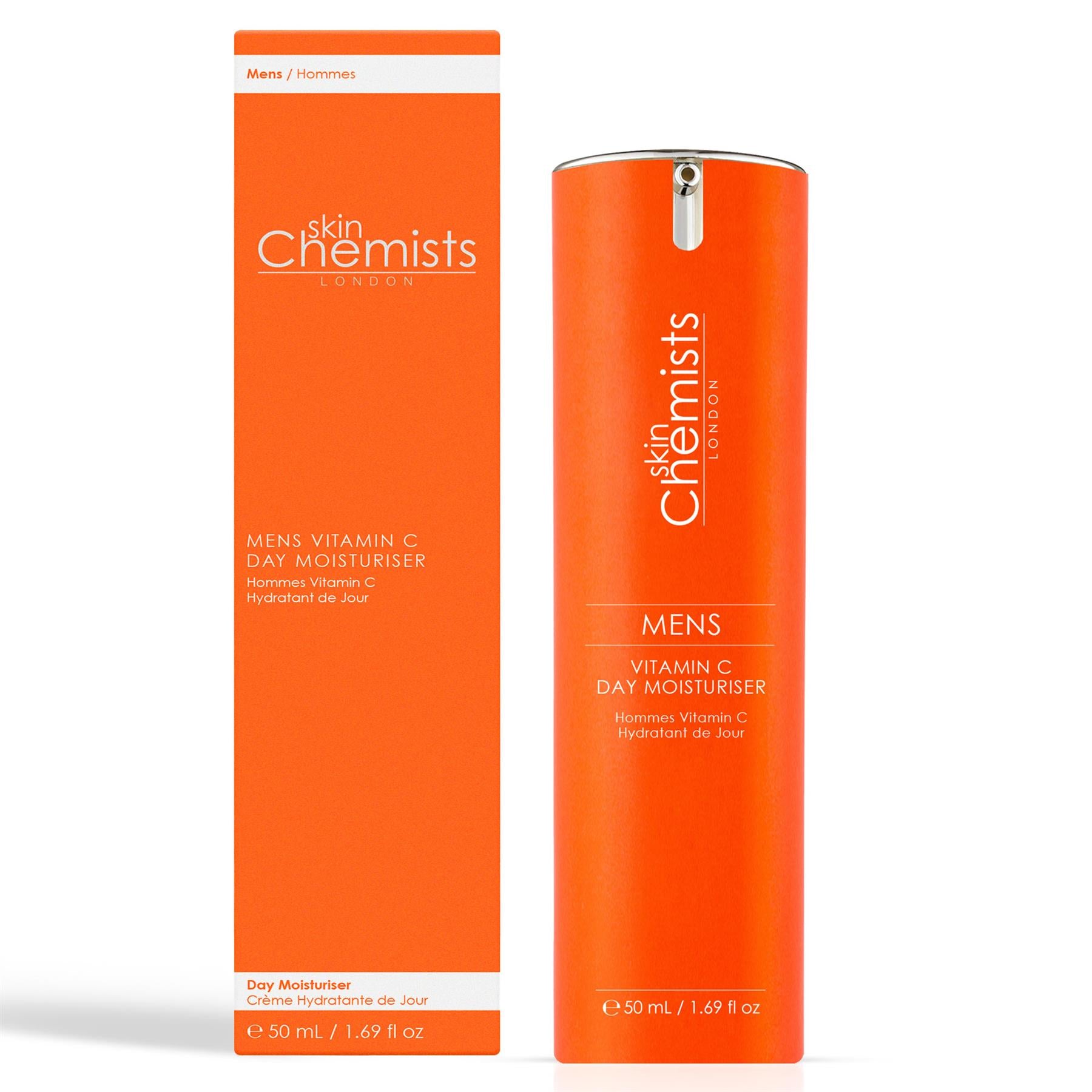 Crème hydratante de jour à la vitamine C pour hommes 50 ml