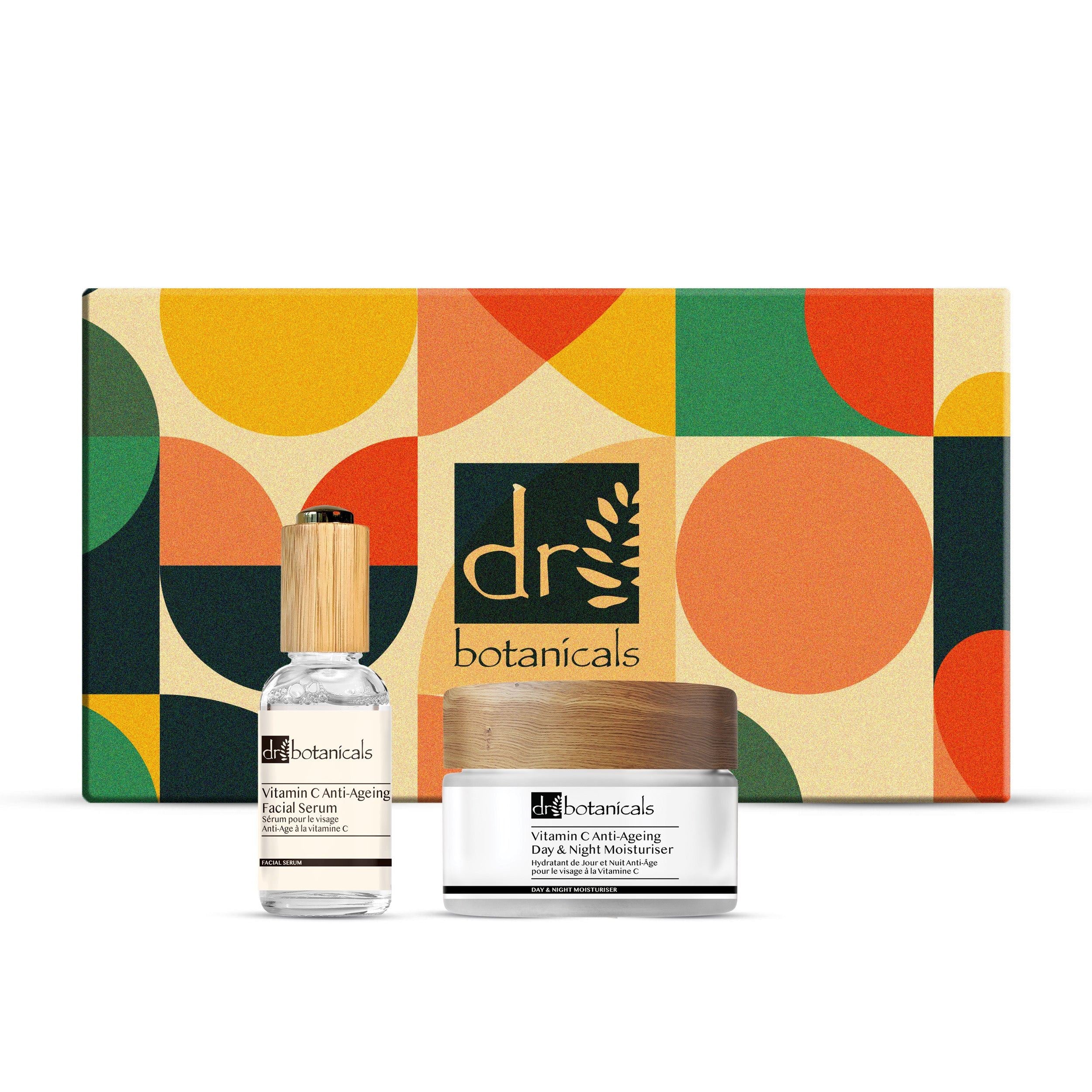 Dr Botanicals Vitamin C Anti-Ageing Facial Serum & Moisturiser Kit - skinChemists