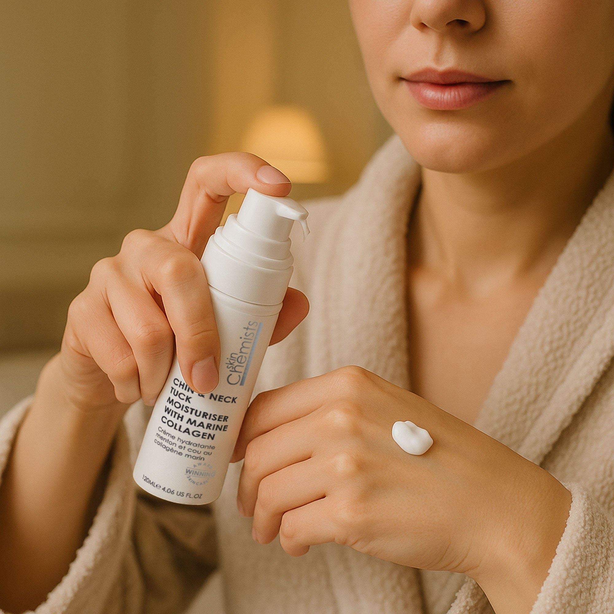 SC Chin & Neck Tuck Moisturiser with Marine Collagen 120ml - skinChemists