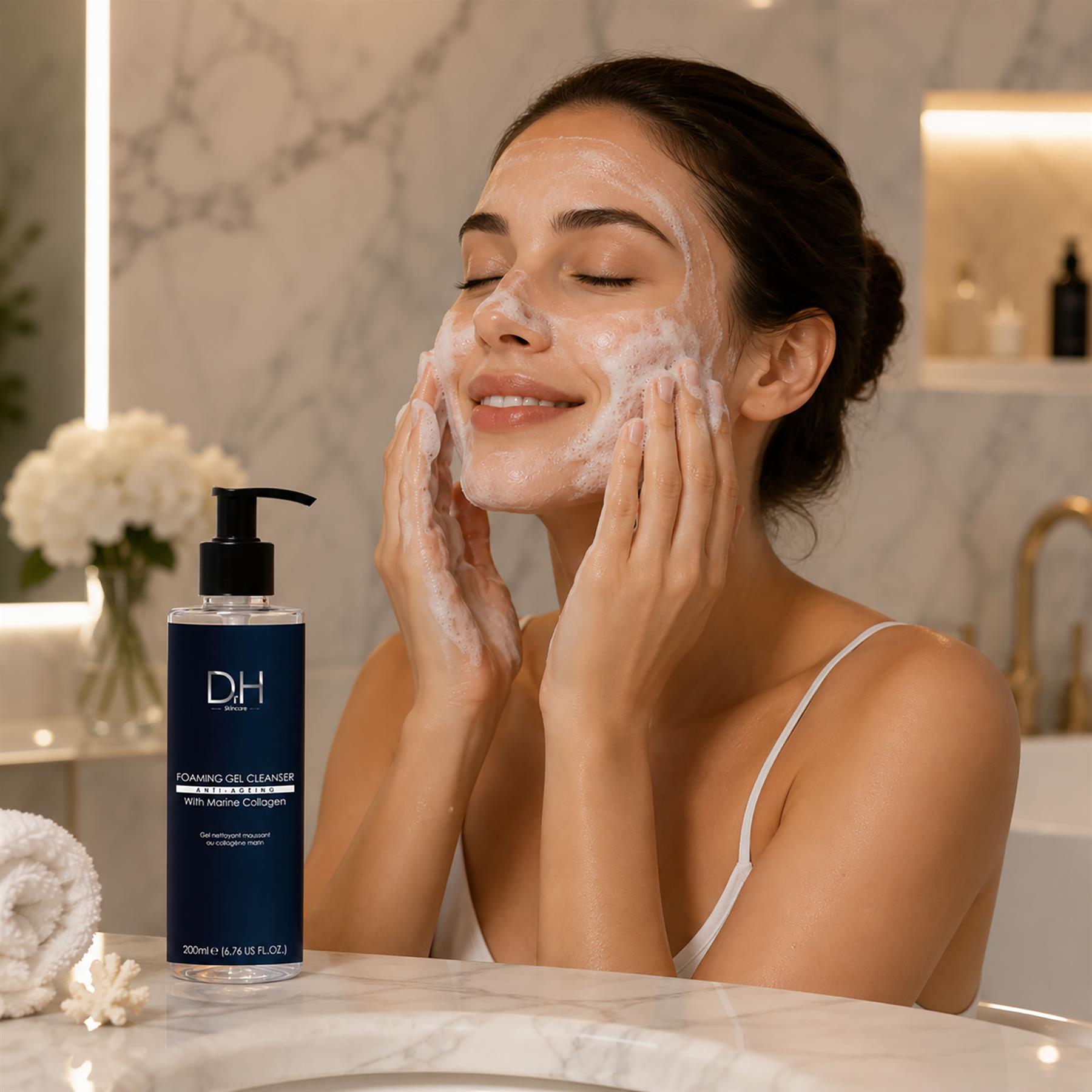 Foaming Gel Cleanser with Marine Collagen