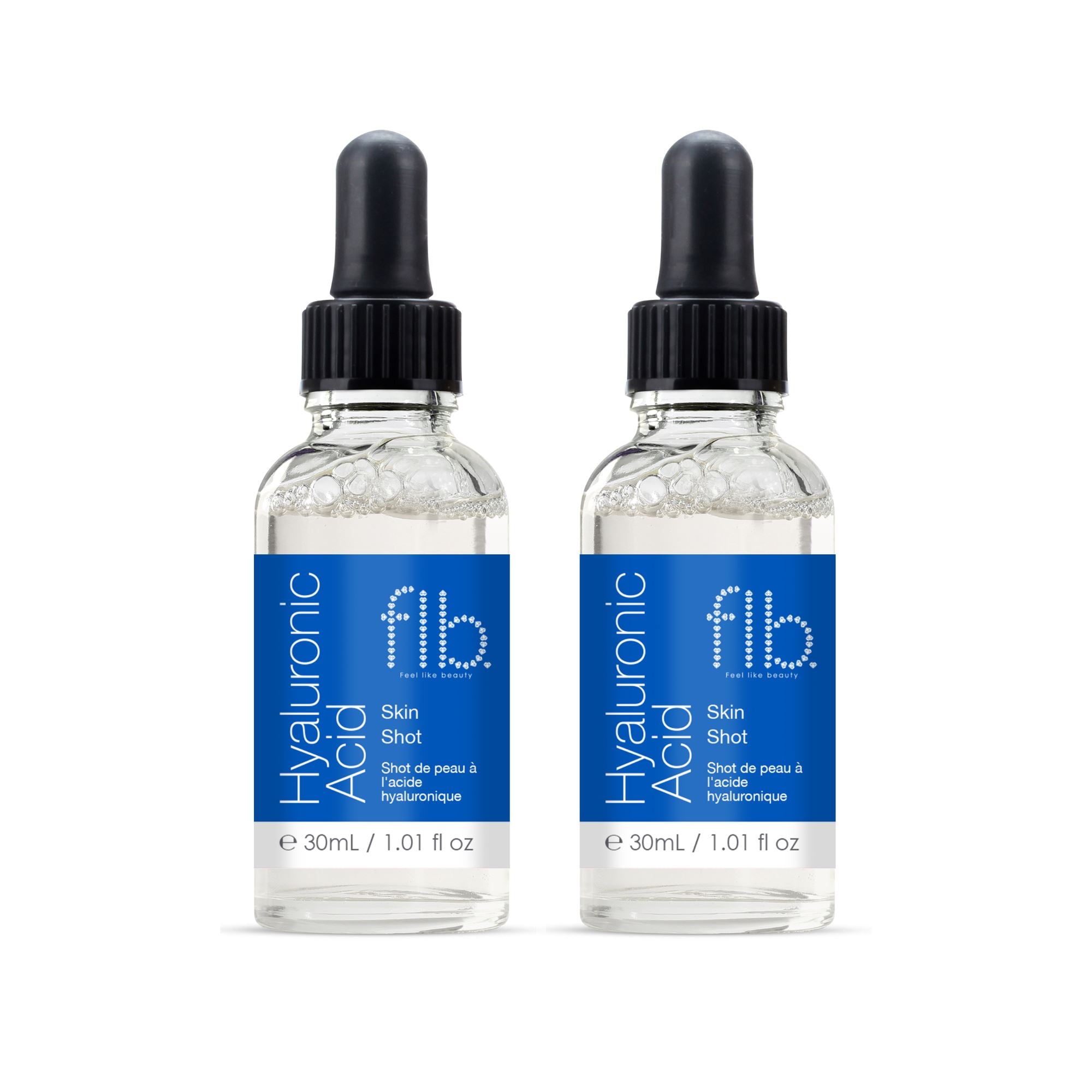 Feel Like Beauty Hyaluronic Acid Skin Shot 30ml Twin Value Savings Pack