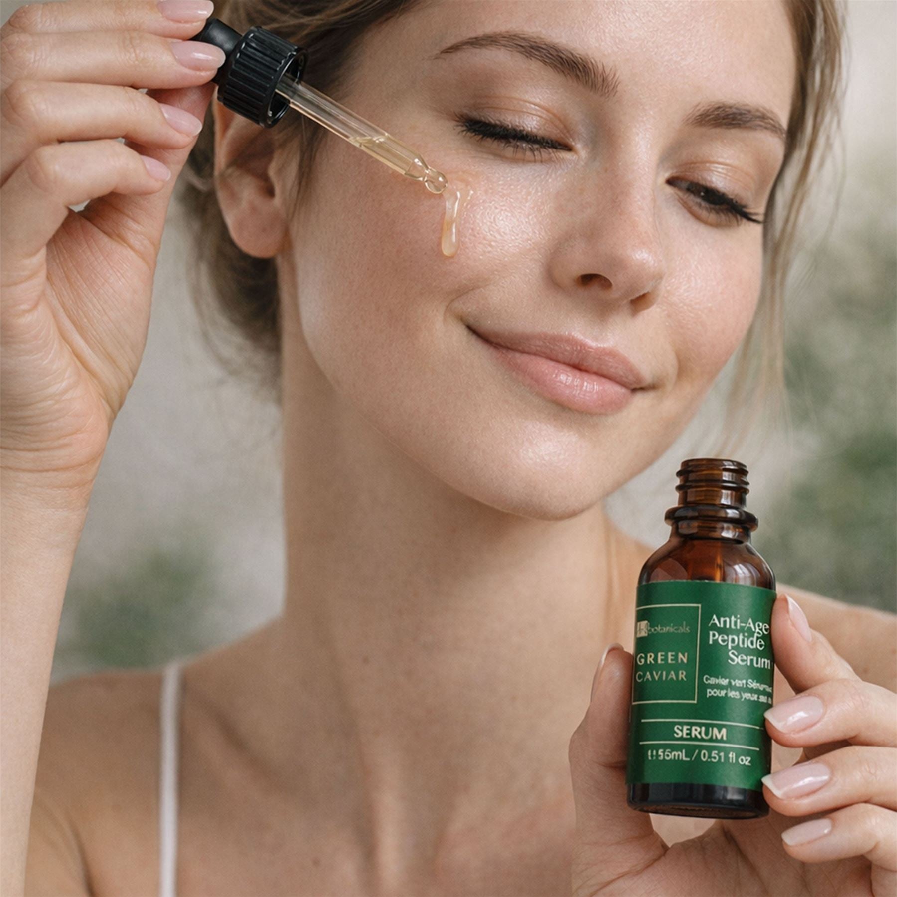 Dr Botanicals Green Caviar Anti-Ageing Peptide Eye Serum 15ml Twin Value Savings Pack - skinChemists