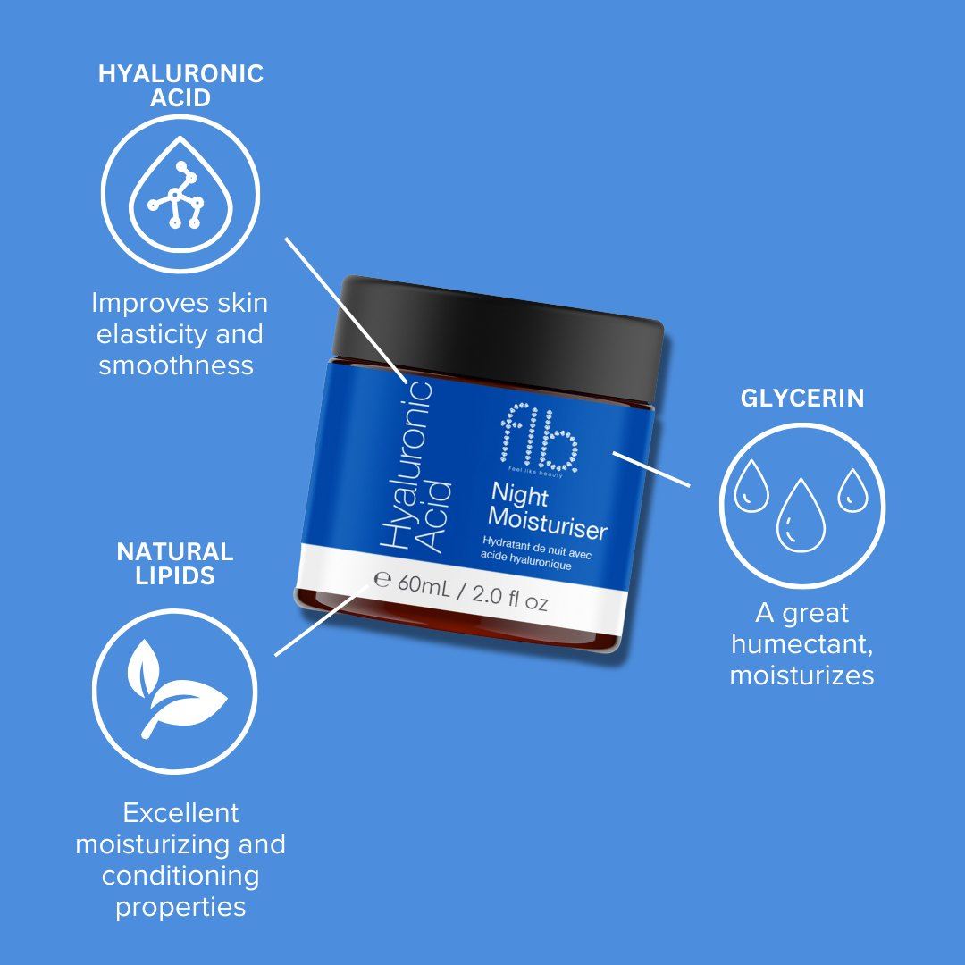 Hyaluronic Acid Night Moisturiser 60ml