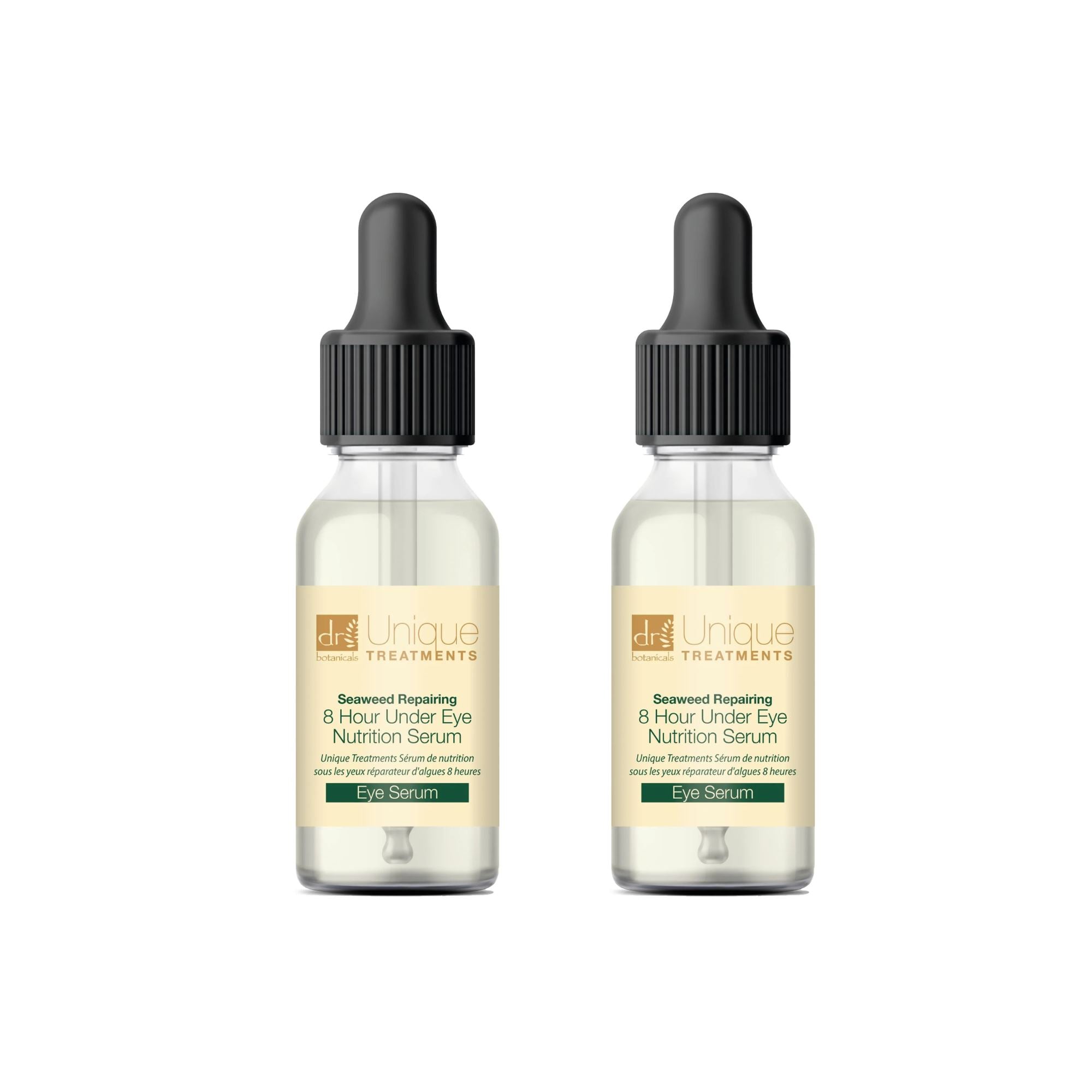 Dr Botanicals Unique Treatments Seaweed Repairing 8 Hour Under Eye Nutrition Serum 15ml Twin Value Savings Pack - skinChemists
