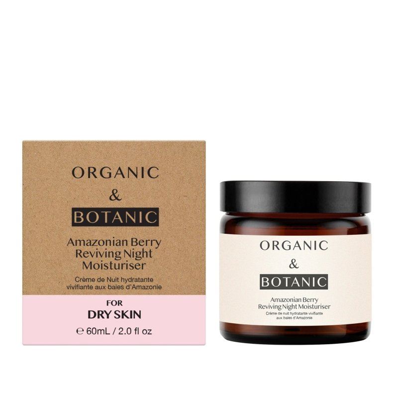 Amazonian Berry Night Moisturizer with Hyaluronic Acid & Vitamin C - 60ml - Deeply Hydrating, Anti-Aging Formula for Younger-Looking Skin - skinChemists