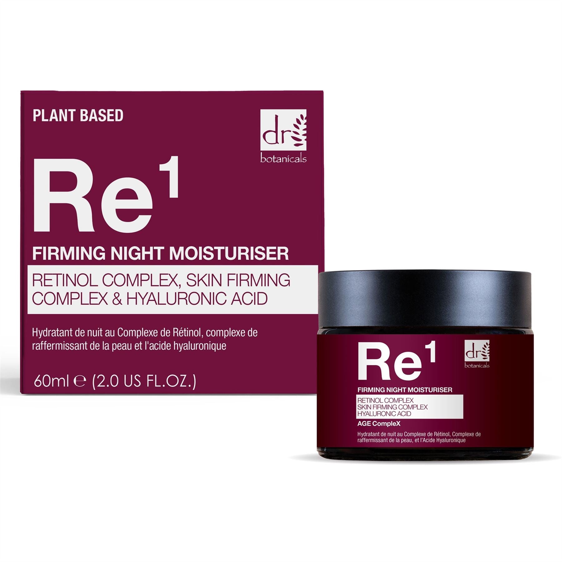 Retinol Complex 1%, Skin Firming Complex 1% & Hyaluronic Acid 1% Night Moisturiser 60ml - skinChemists