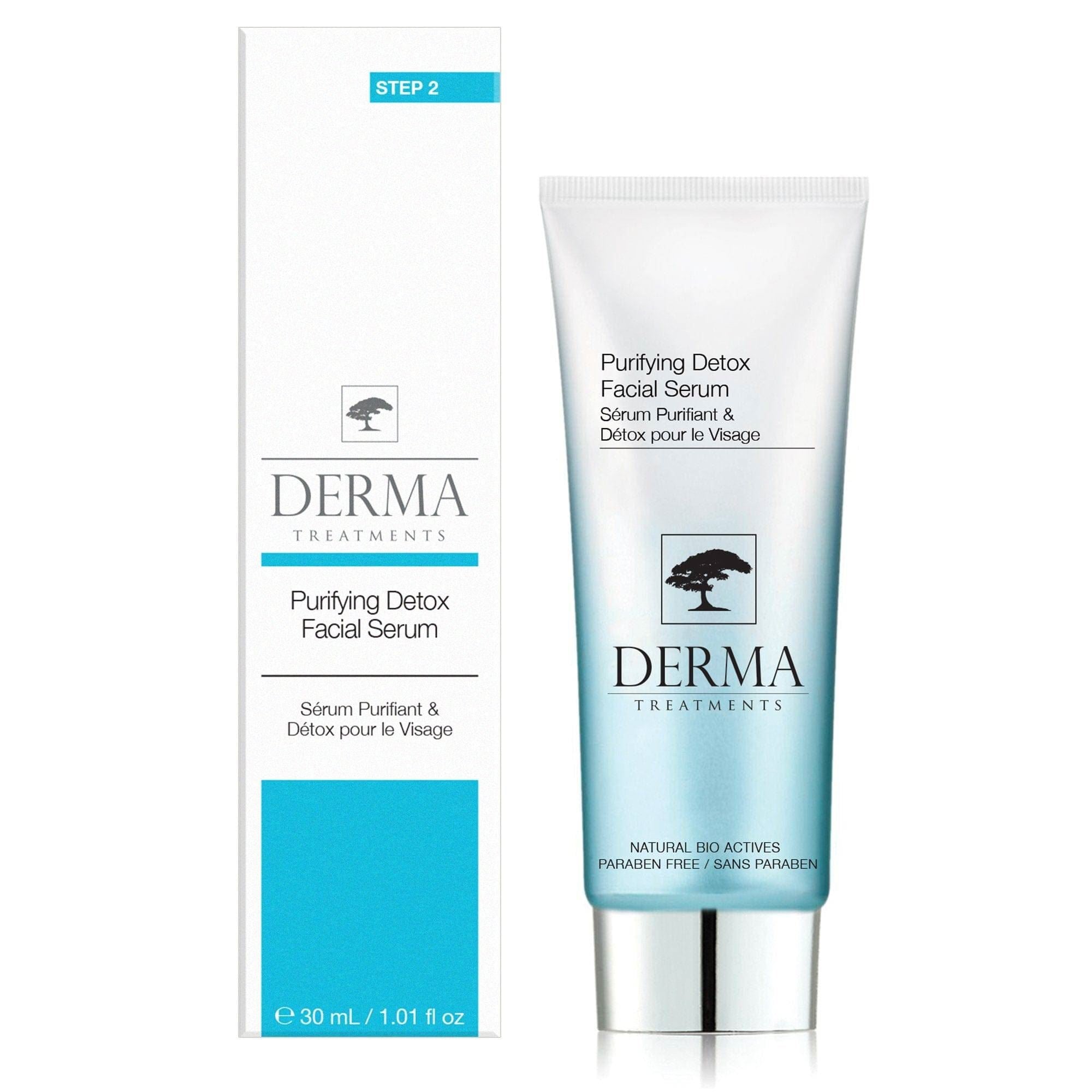 Derma Treatments Purifying Detox Facial Serum 30ml Twin Value Savings Pack