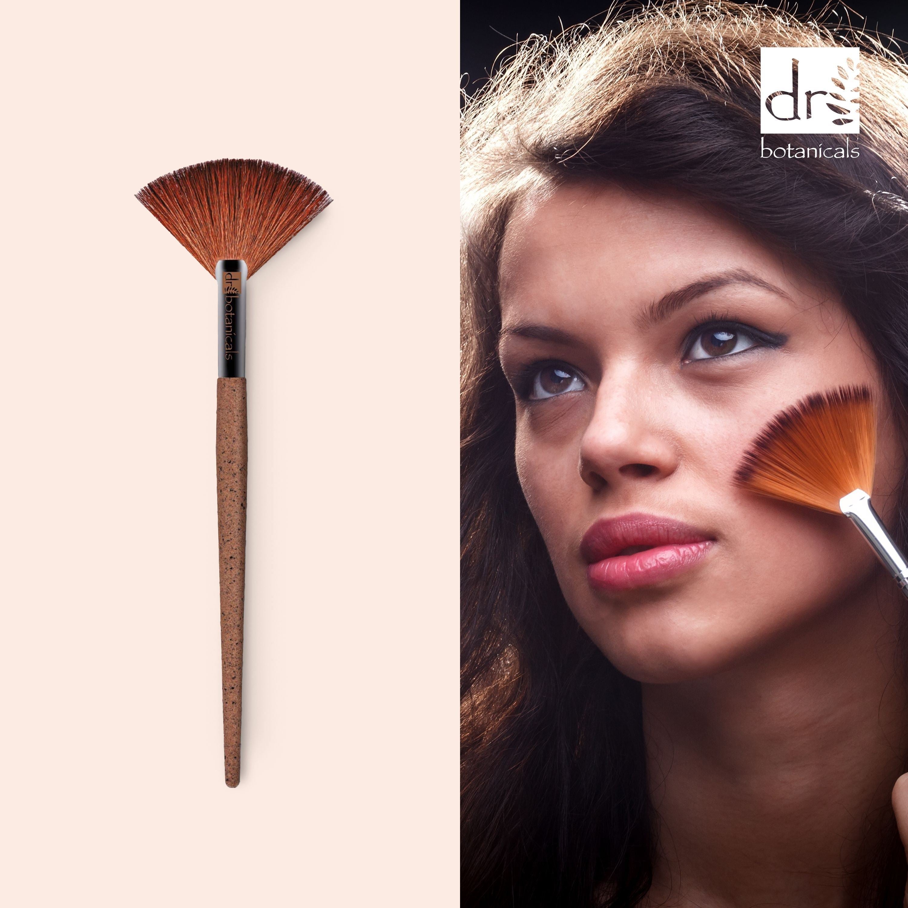 Dr Botanicals Coffee Ground Fan Brush Twin Value Savings Pack - skinChemists