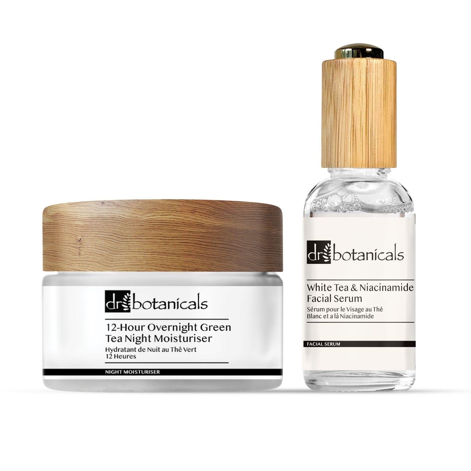 Dr Botanicals Anti-Ageing Plant-Based Moisturiser & Facial Serum Kit