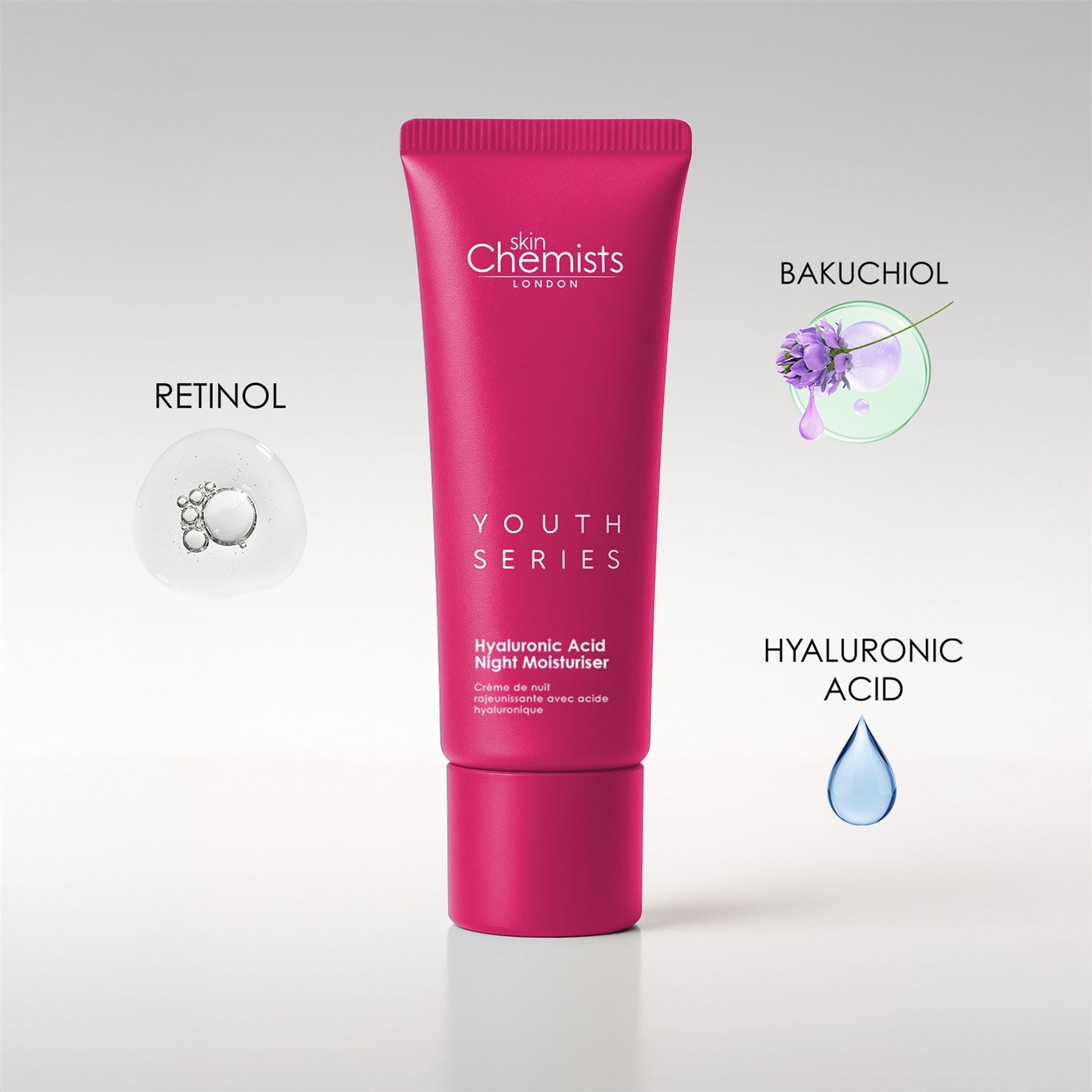 Retinol & Bakuchiol Night Moisturiser 50ml - skinChemists