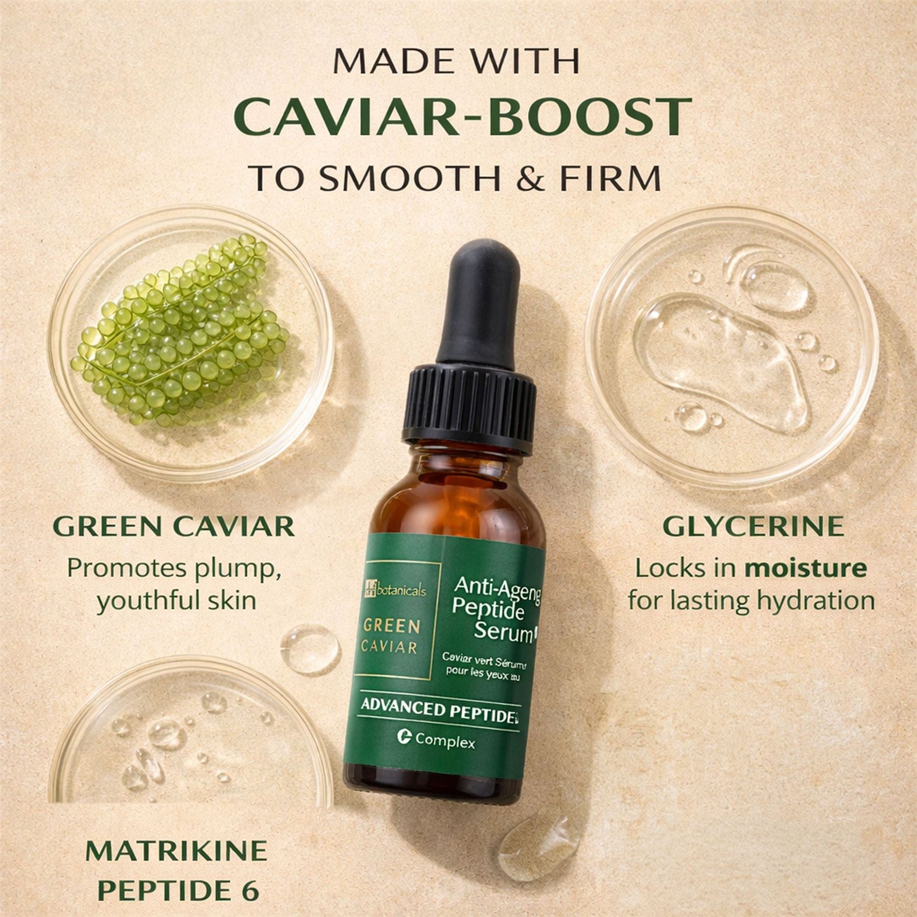 Green Caviar Anti-Ageing Peptide Eye Serum 15ml - skinChemists