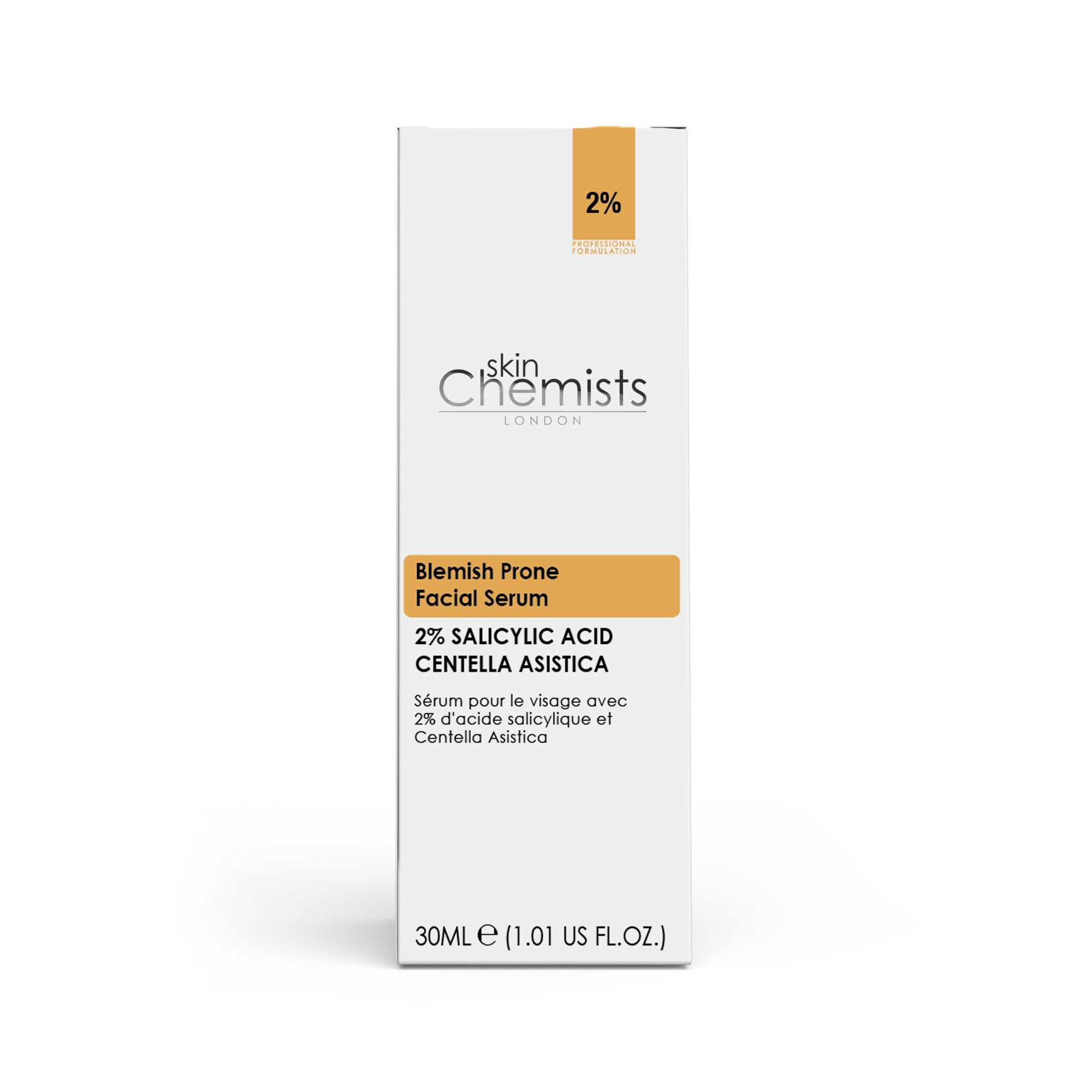 Acne Prone Serum Salicylic Acid 2%, Centella Asistica 3% 30ml - skinChemists