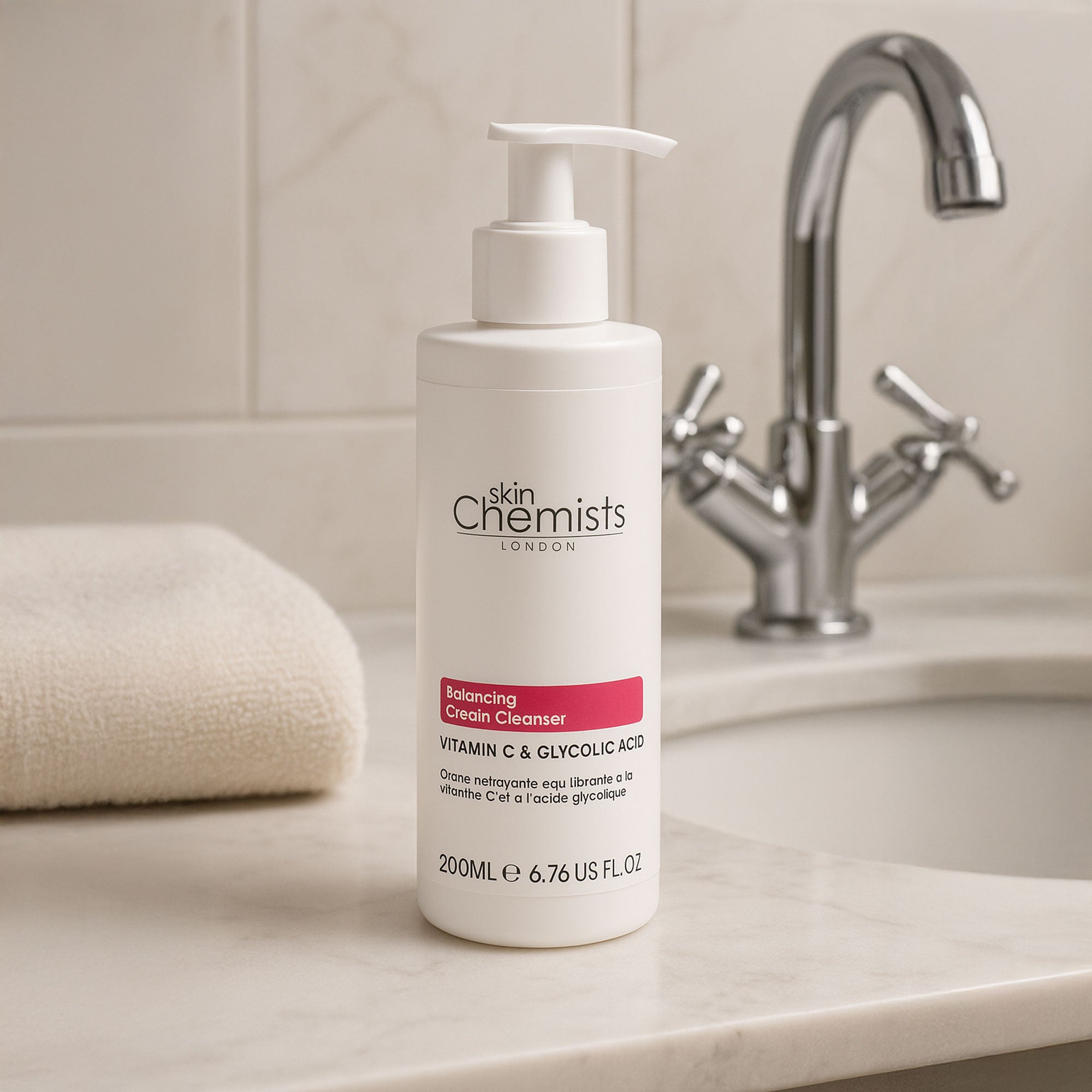 Balancing Vitamin C & Glycolic Acid Cream Cleanser 200ml - skinChemists