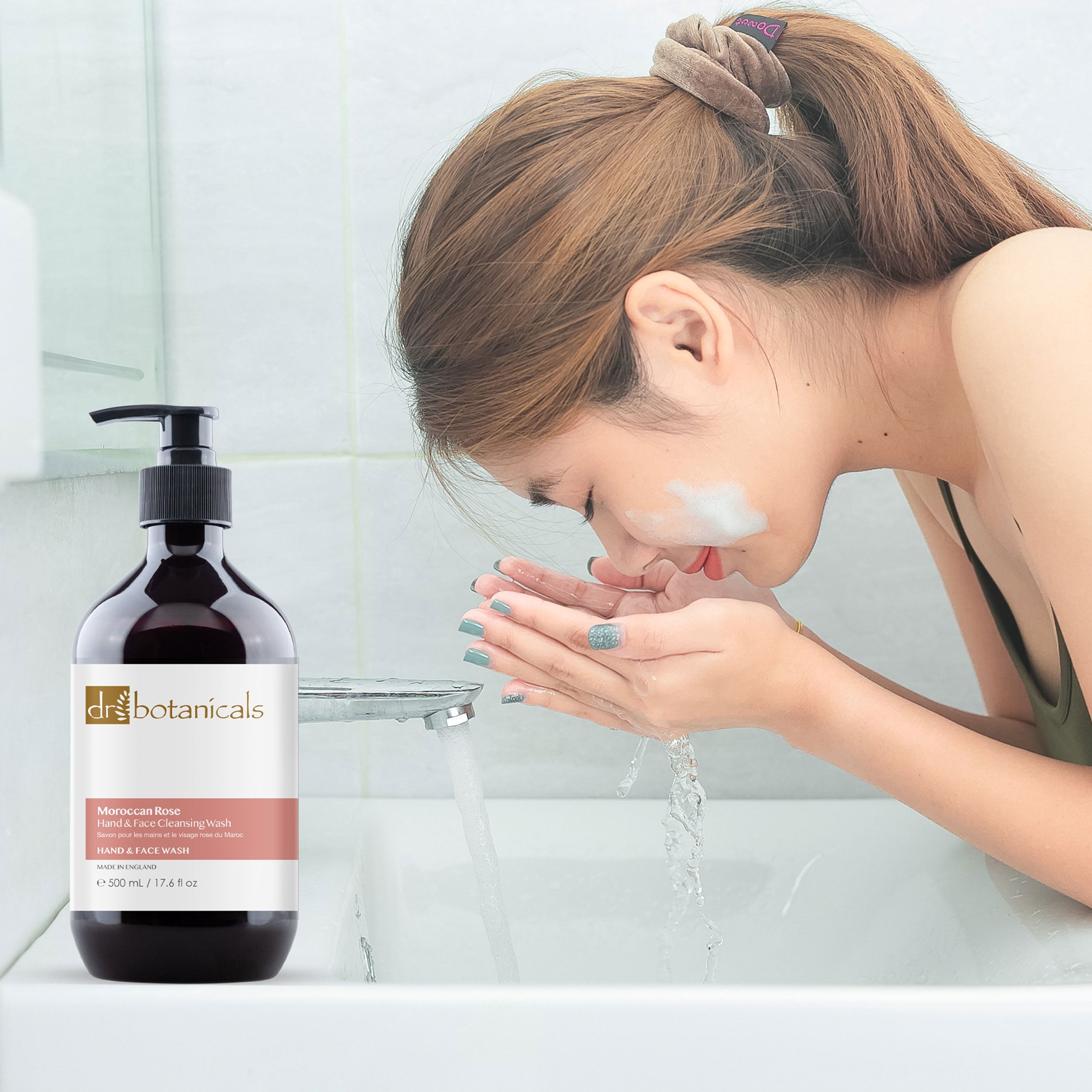 DB Moroccan Rose Antibacterial Hand & Face Cleansing Wash and Hand and Body Moisturising Lotion - skinChemists