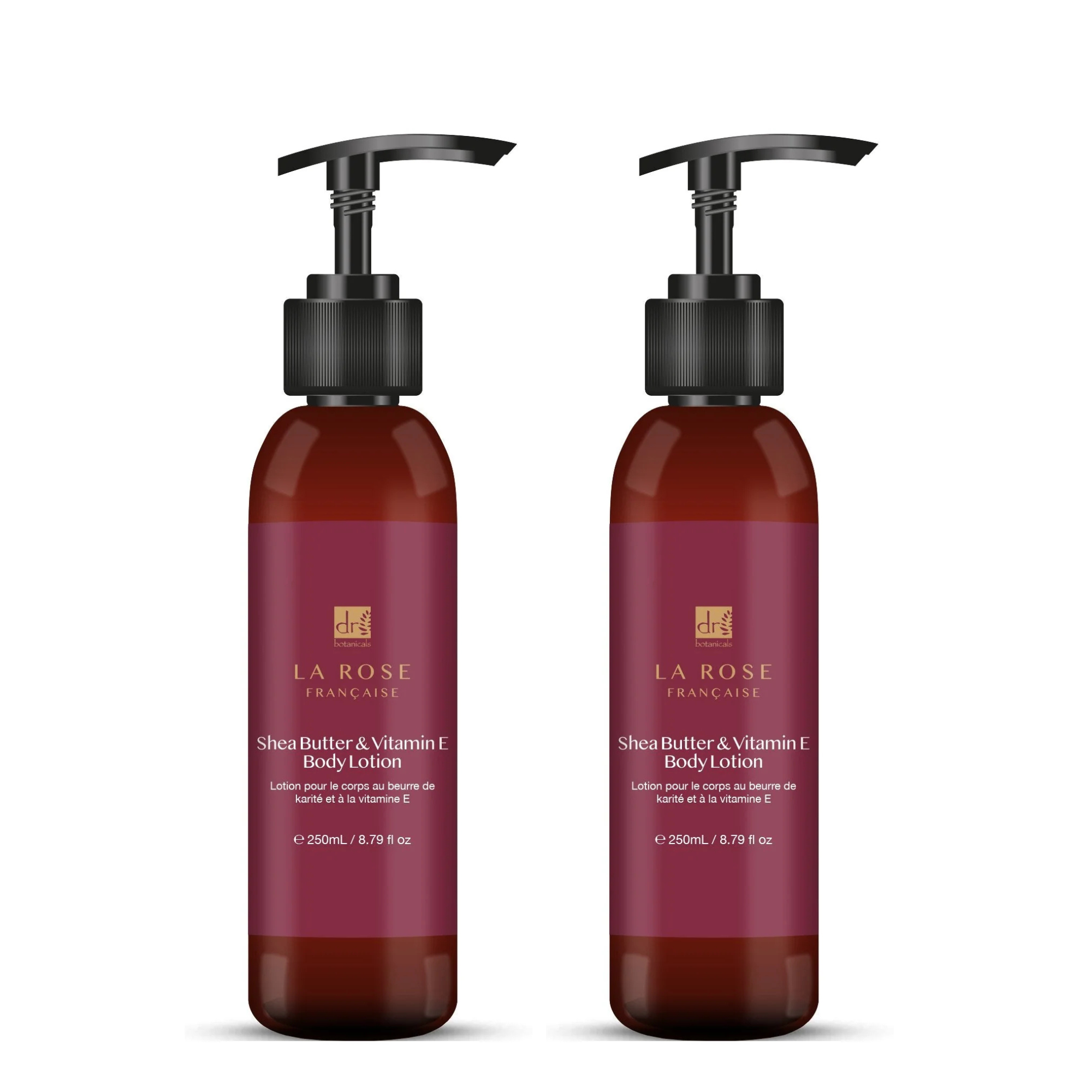 Dr Botanicals La Rose Francaise Body Lotion 250ml Twin Value Savings Pack - skinChemists