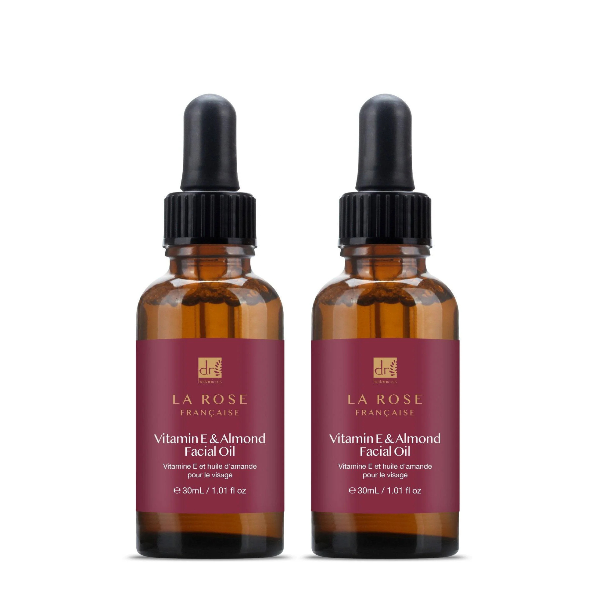 Dr Botanicals La Rose Francaise Facial Oil 30ml Twin Value Savings Pack - skinChemists
