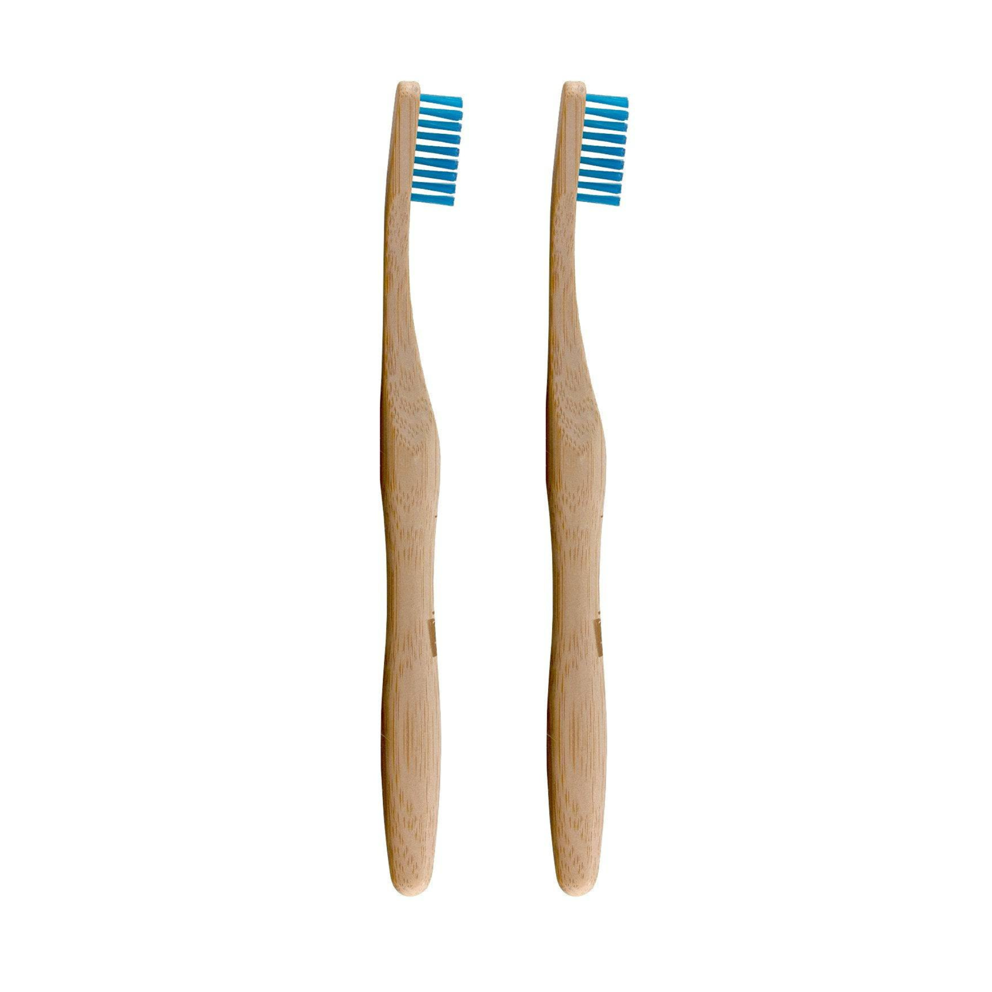 Dr Botanicals Bamboo Toothbrush Blue Twin Value Savings Pack - skinChemists