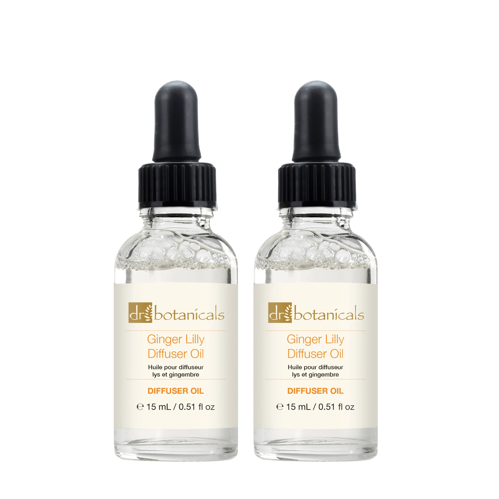 Dr Botanicals Exotic Ginger Lilly Diffuser Oil 15ml Twin Value Savings Pack - skinChemists