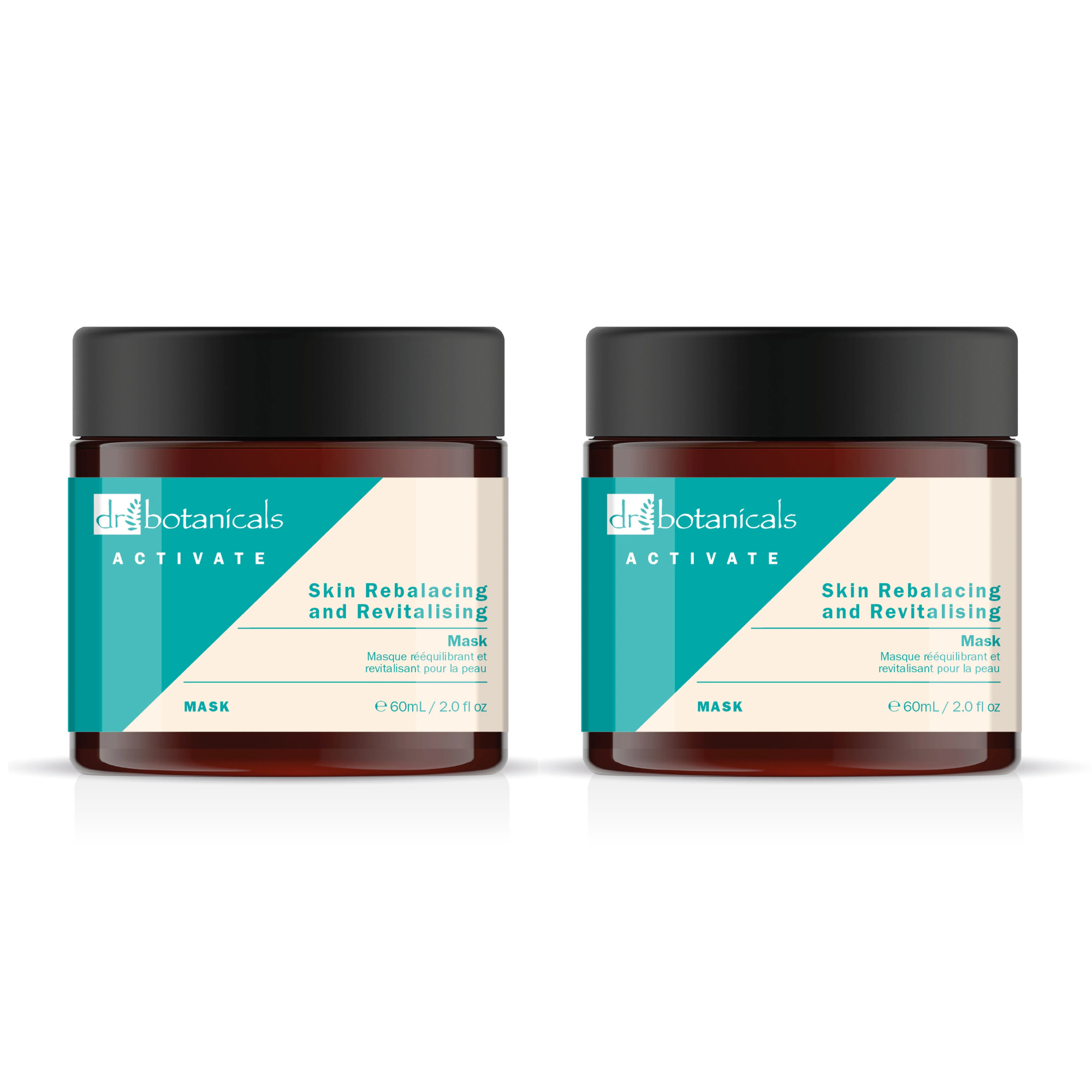 Dr Botanicals Activate Skin Rebalancing & Revitalising Mask 60ml Twin Value Savings Pack - skinChemists