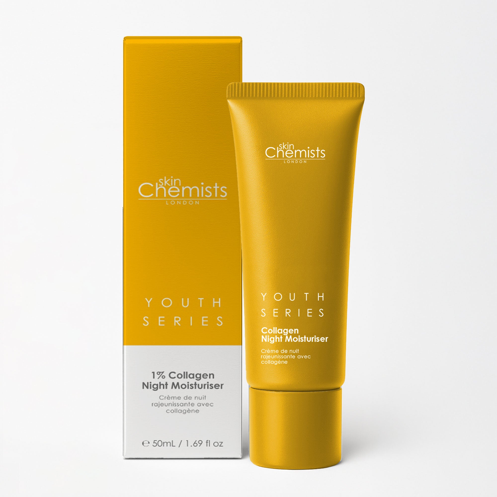 1% Collagen Night Moisturiser 50ml (Vegan) - skinChemists