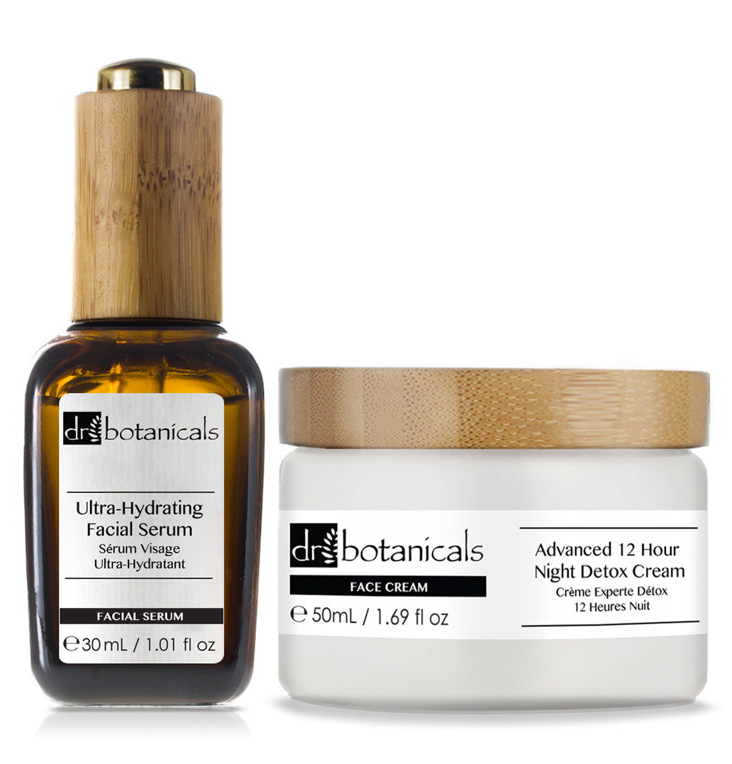 K2 DB Ultra-Hydrating Facial Serum + Advanced 12-Hour Night Detox Cream - skinChemists