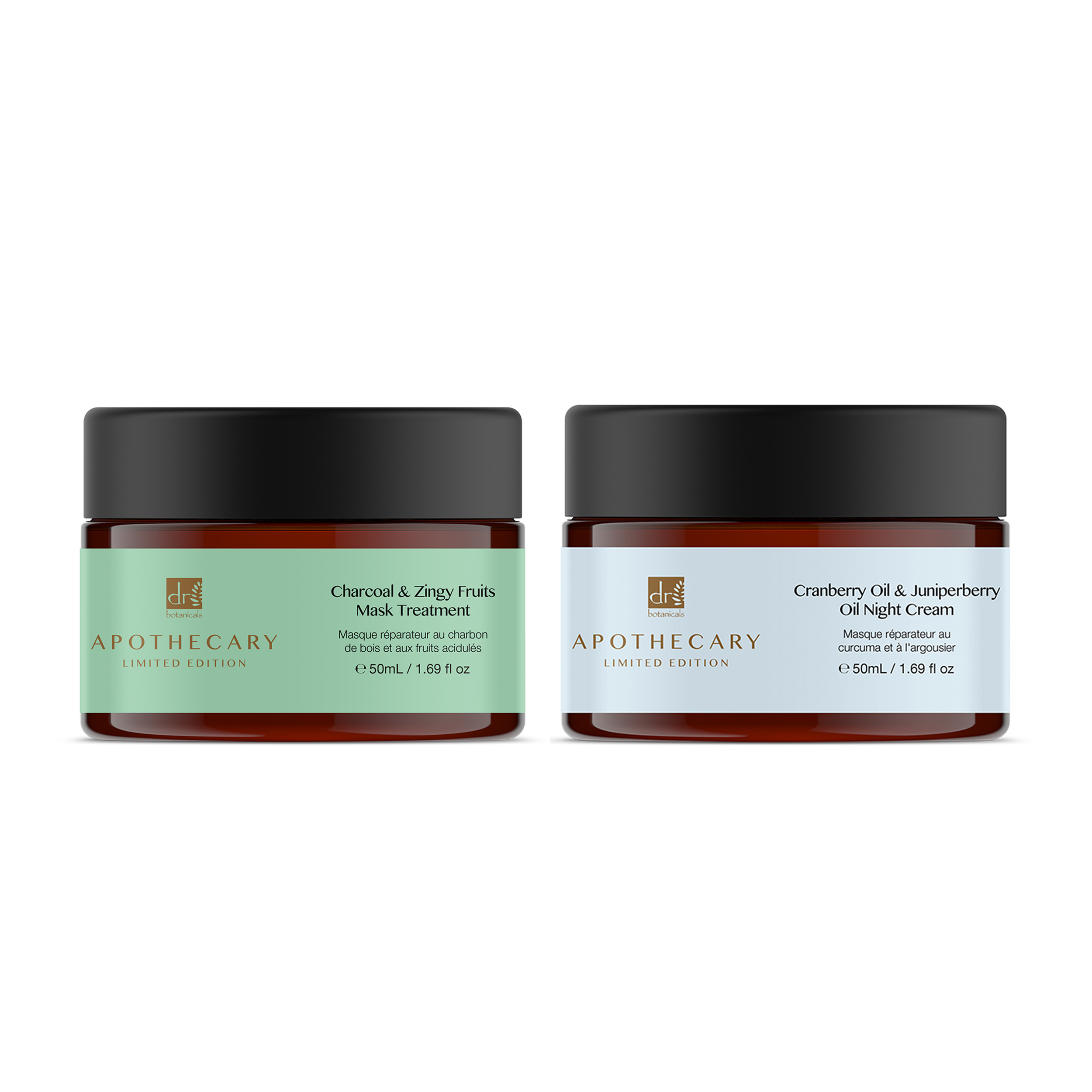 Cranberry Oil and Juniperberry Oil Night Cream + DB Charcoal and Zingy Fruits Mask Treatment - skinChemists