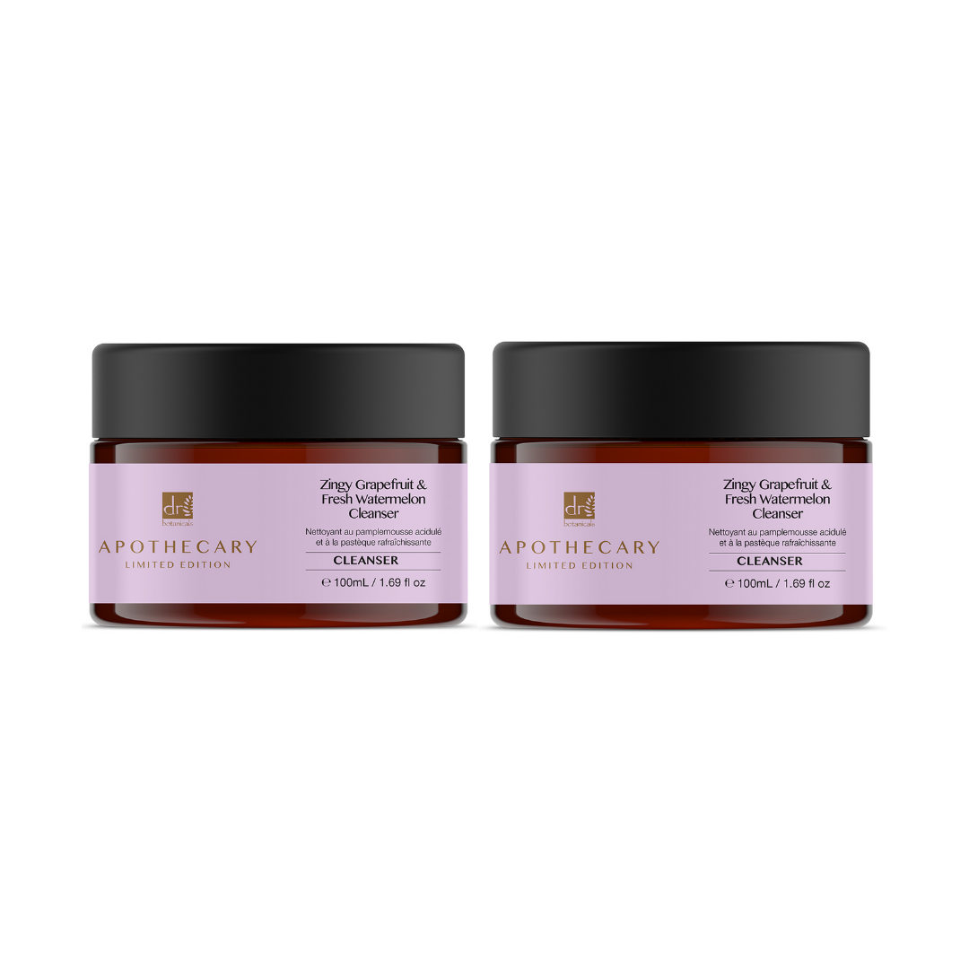 Dr Botanicals Zingy Grapefruit & Fresh Watermelon Cleanser 100ml x 2 - skinChemists
